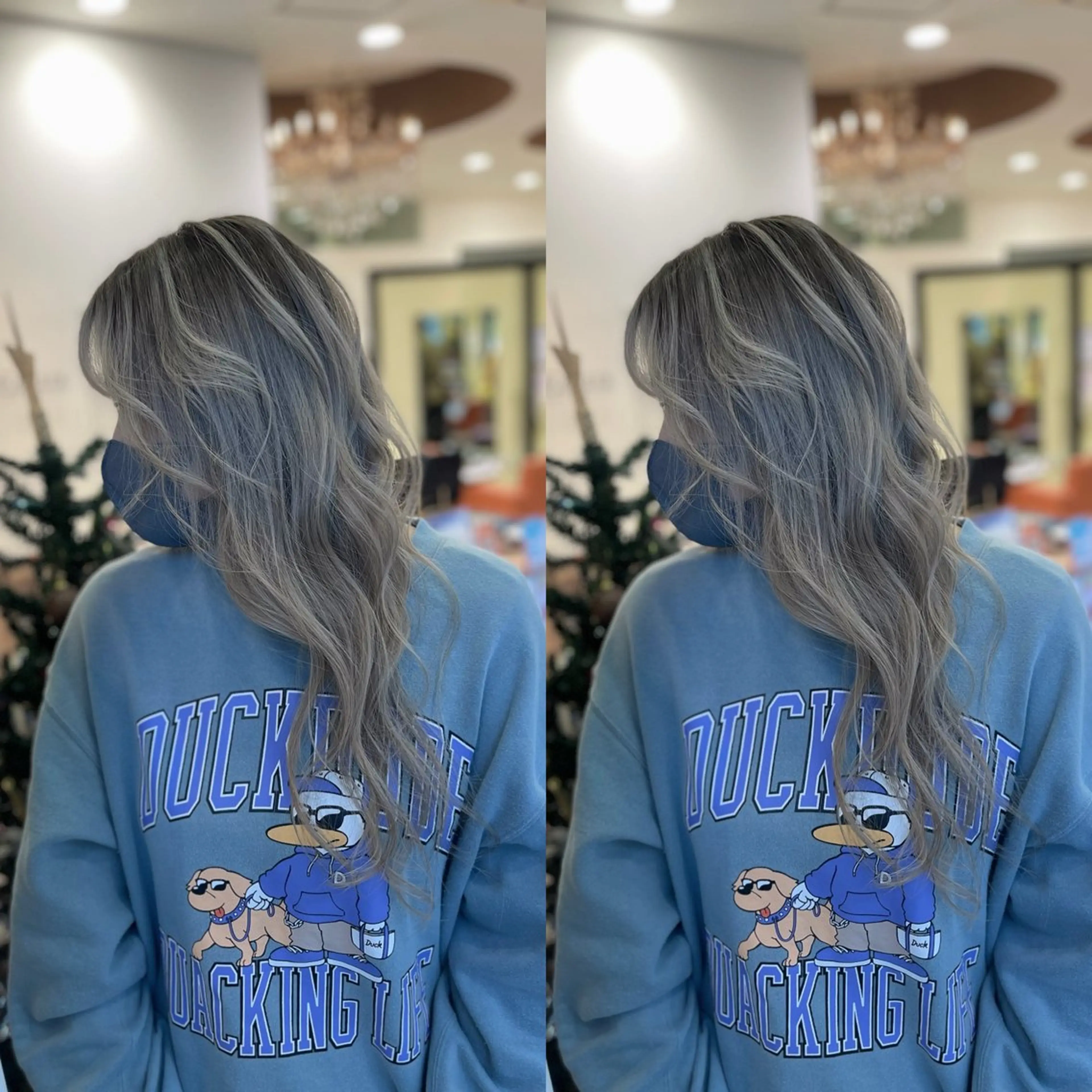 ロング ヘアカラー Y Uのヘアスタイル