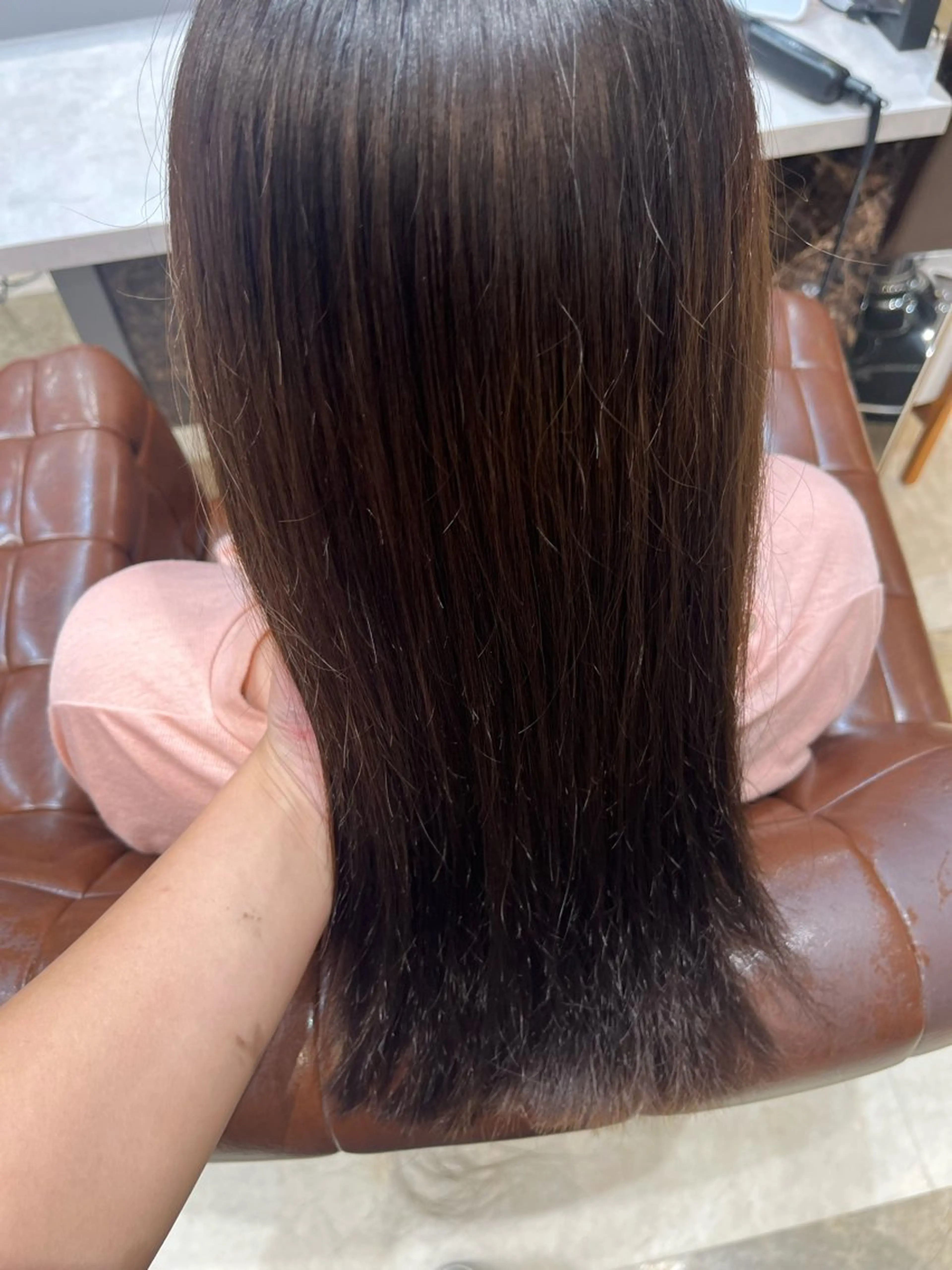 セミロング メンズパーマ/縮毛 矯正/徳田真緒のヘアスタイル