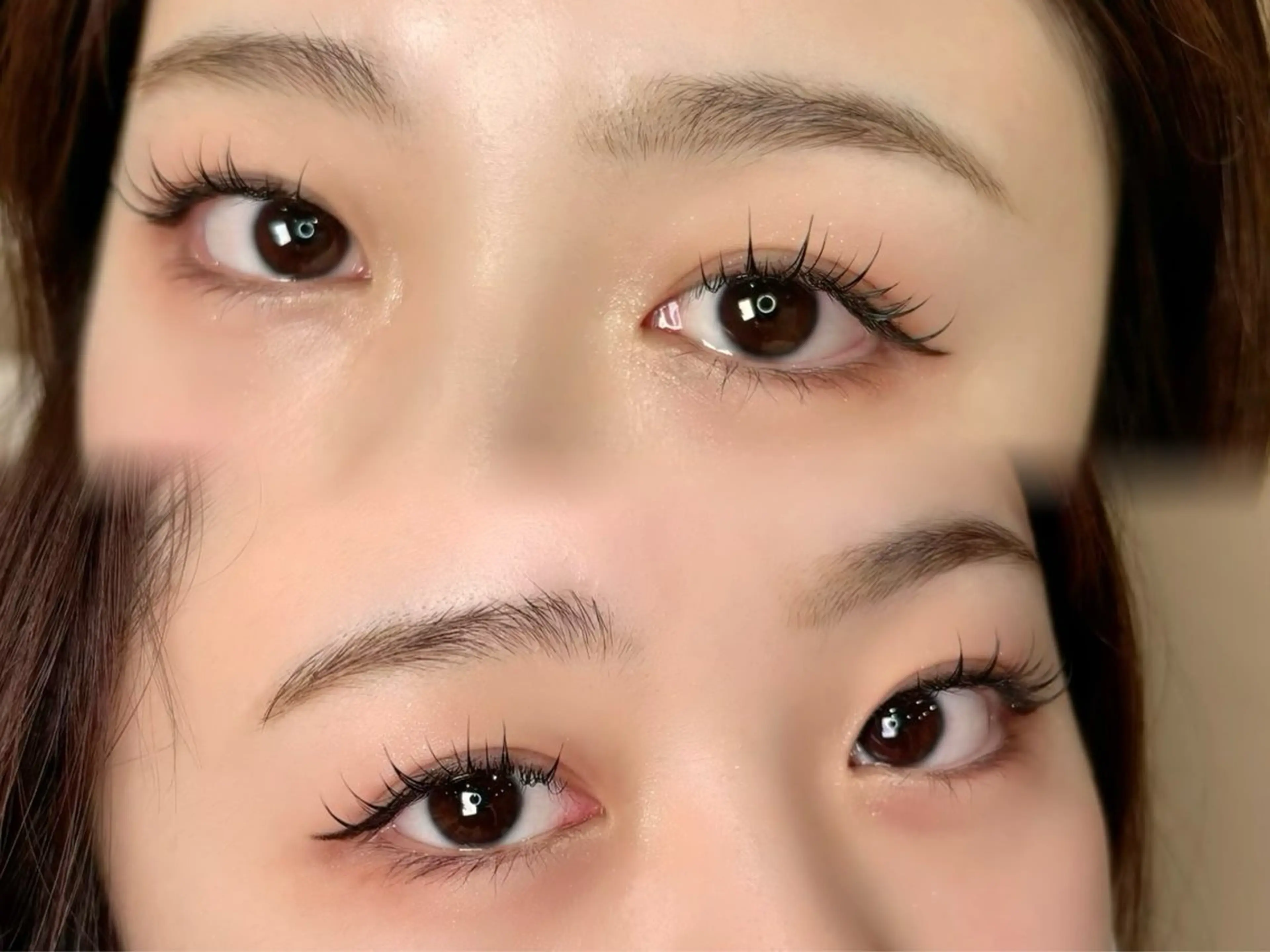 マツエク・マツパ バインドロック 束感まつ毛 フラットラッシュ 韓国風マツエク ワンホンマツエク 天王寺シャルモン misakiのマツエク・マツパデザイン