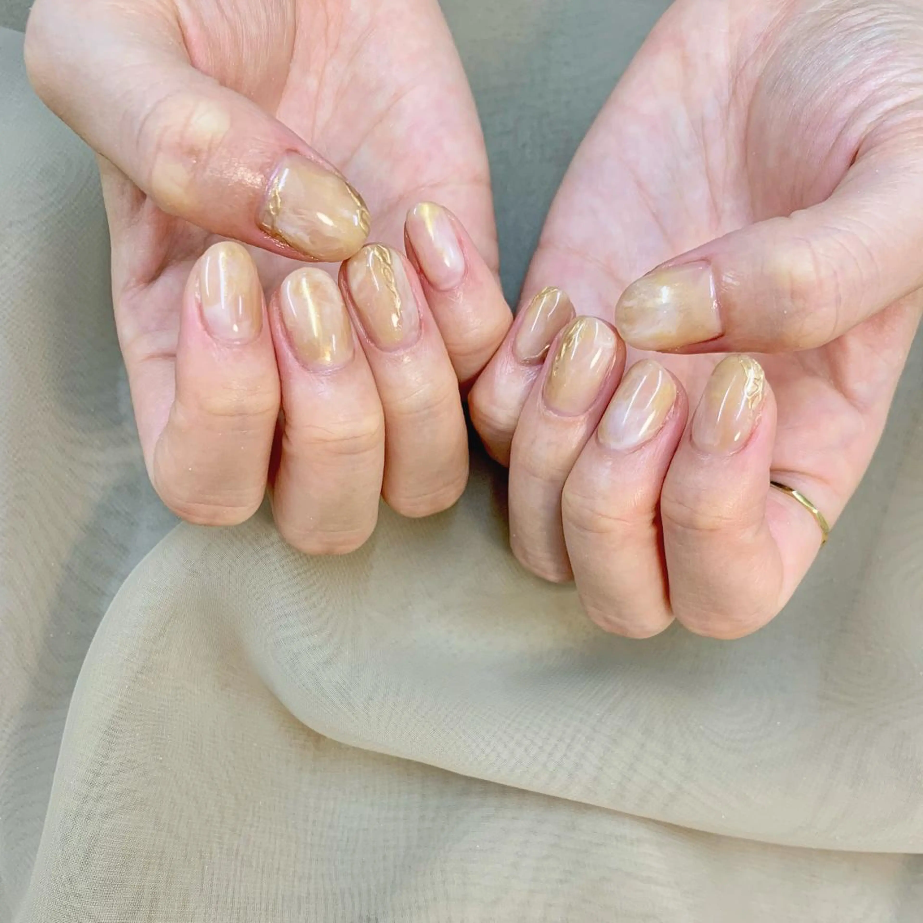 ネイル ハンドネイル 新宿ニュアンスネイル makotoのネイルデザイン