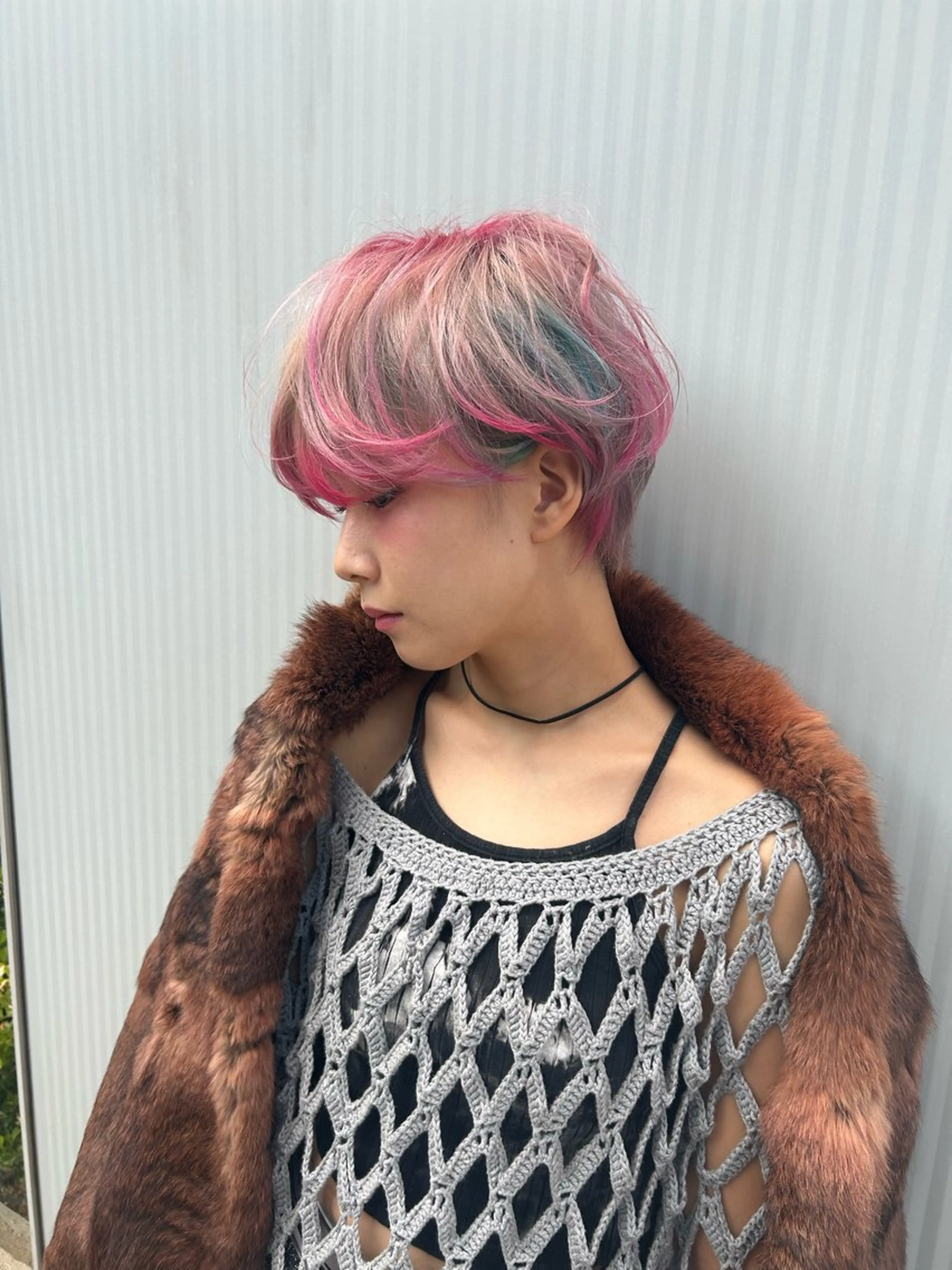 ショート カラー ショート/ボブ/ 心斎橋/宮脇美奈のヘアスタイル