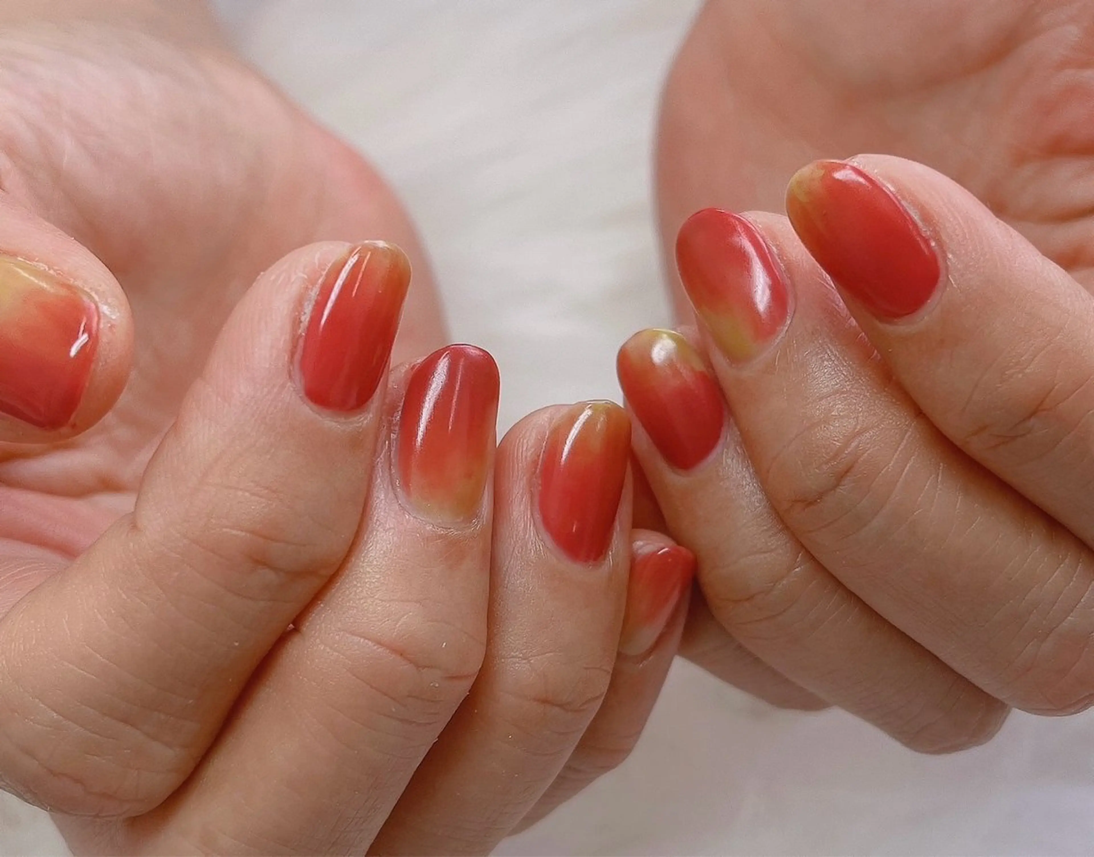 ネイル オーロラネイル フレンチネイル ジェルネイル 韓国ネイル マグネットネイル Basic Kanonのネイルデザイン