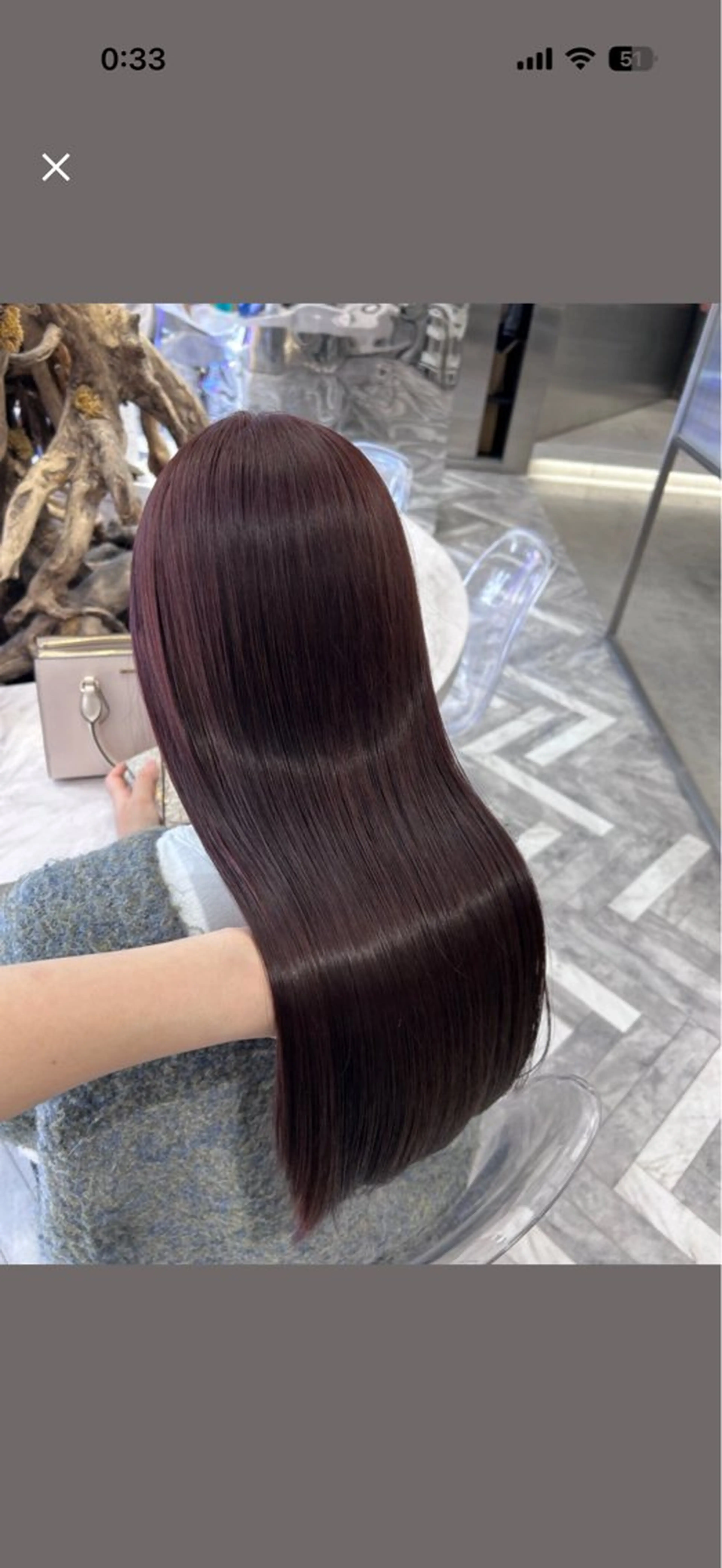 カラー ヘアカラー トリートメント さな🎀暖色カラー /うる艶カラーのヘアスタイル