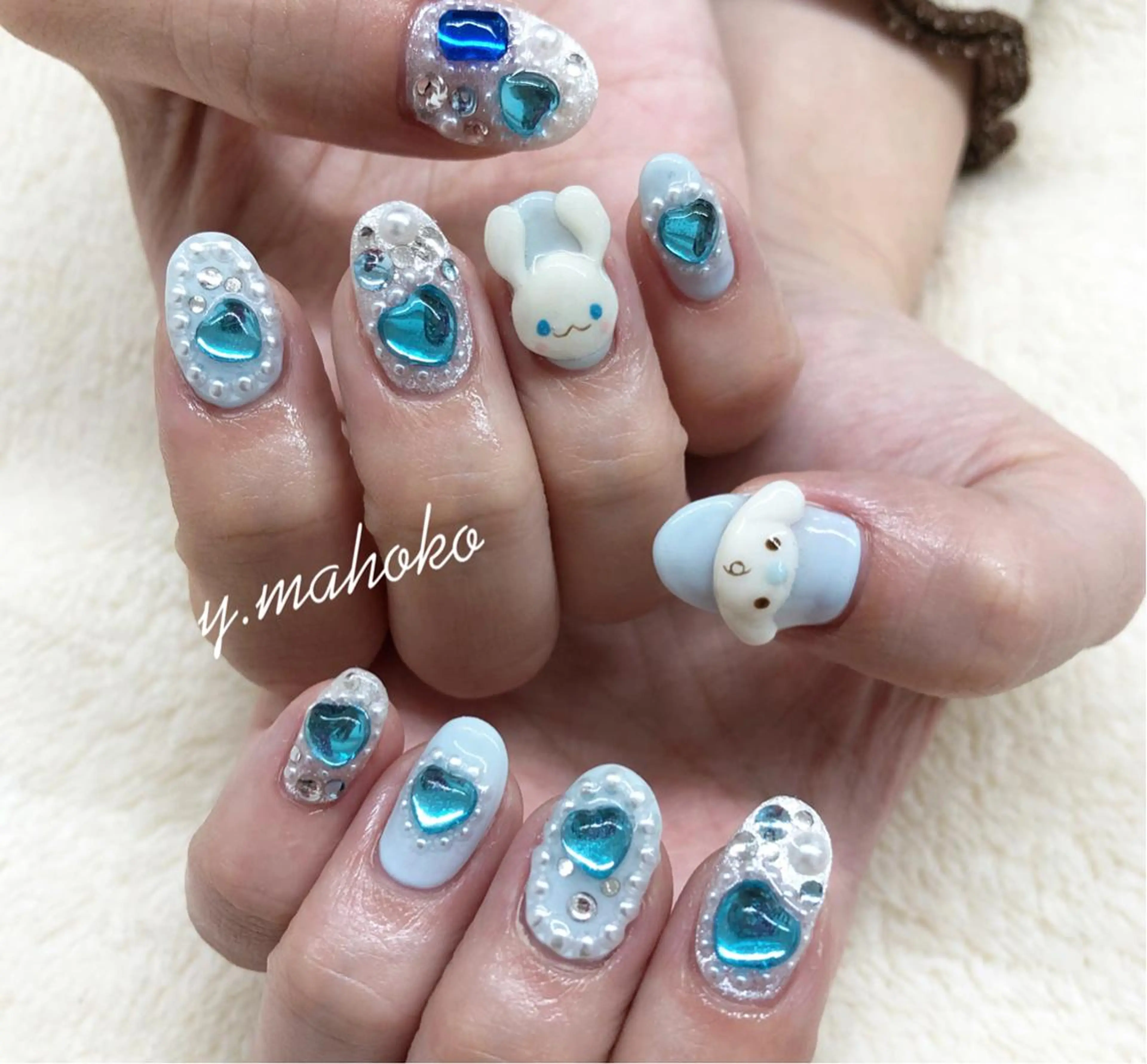 ネイル ハンドネイル パラジェル有/ 長さだし/mahoのネイルデザイン