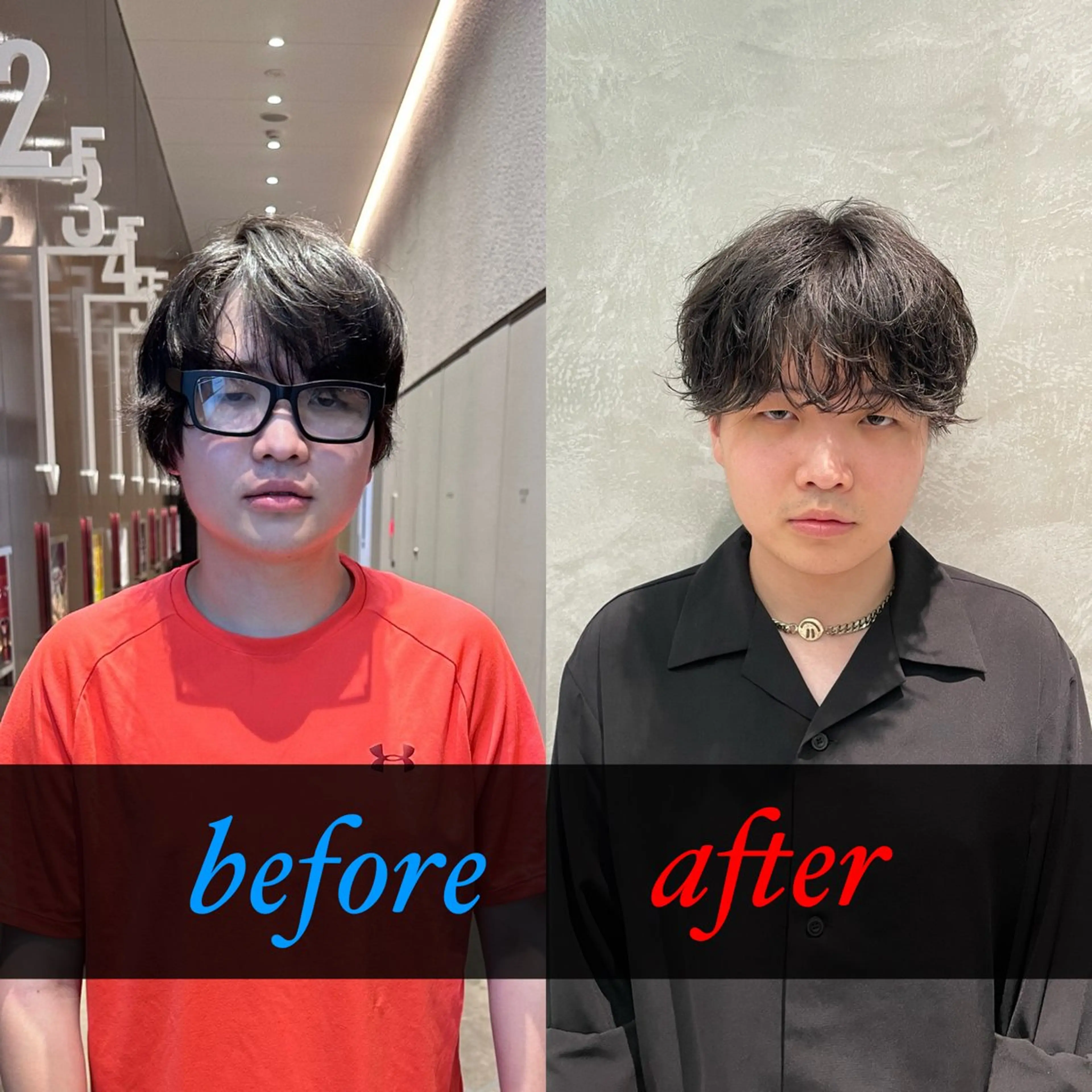 ショート カラー パーマ メンズ カンタ【渋谷で イメチェンさせる人】のヘアスタイル