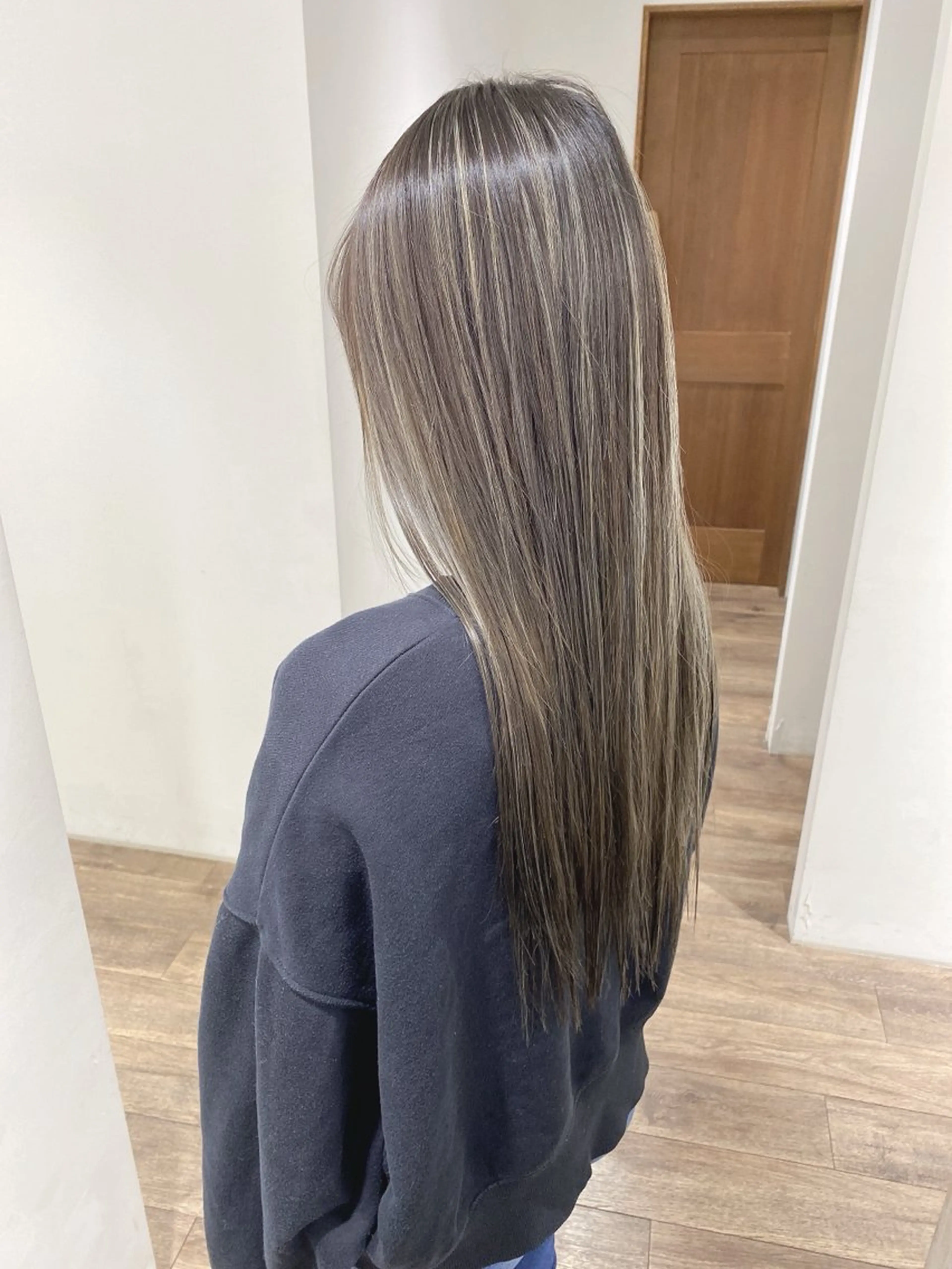 ロング カラー ヘアカラー トリートメント ハイライト⭐️上野 高広のヘアスタイル