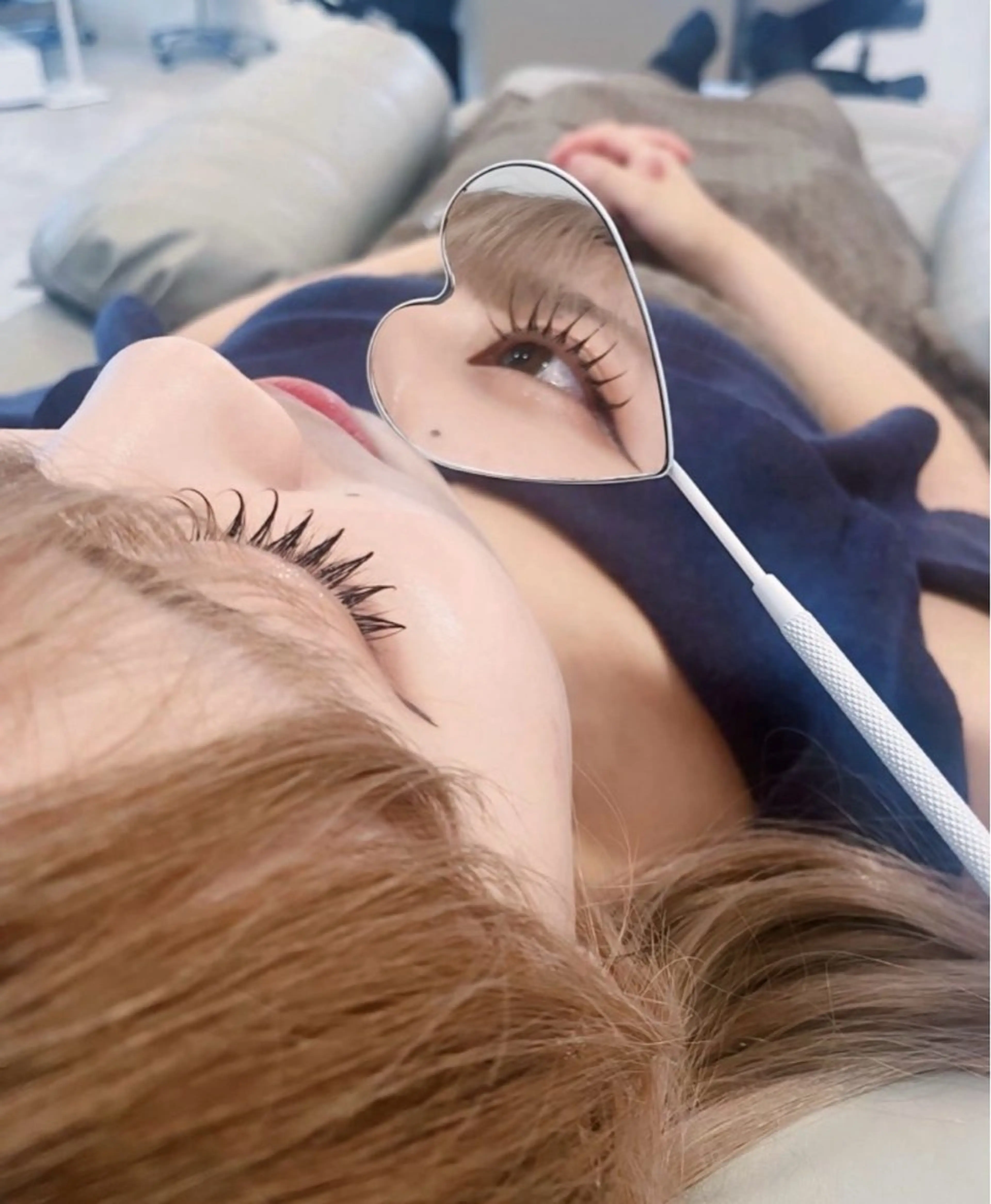 4月限定🖤LEDマツエク〔フラットラッシュ〕˙˚ᜊ100本ᜊ˚˙オフ込み⚠️ 必ず予約リクエストからご連絡下さいの写真