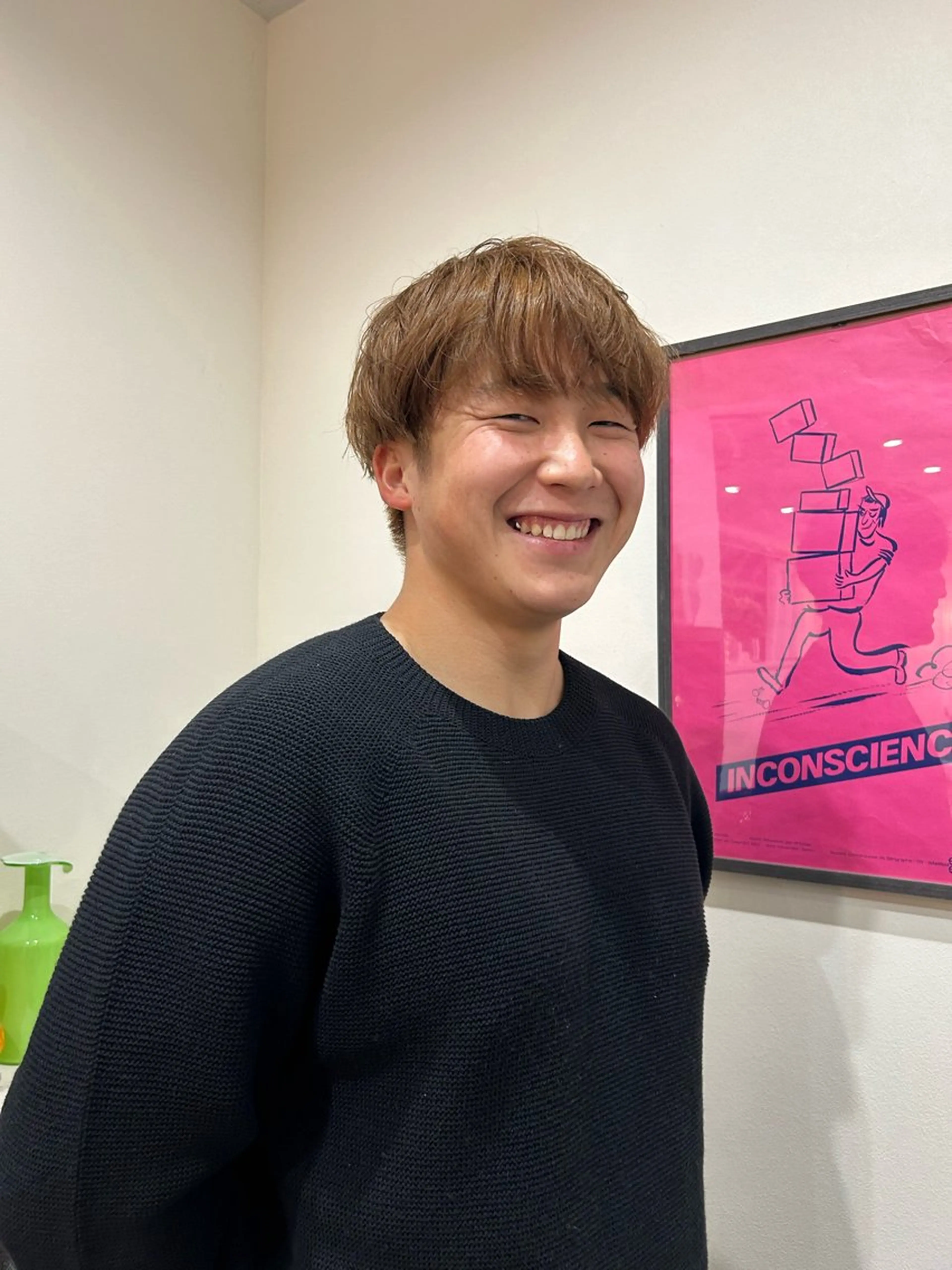 ショート カラー ブリーチ 久保田 優のヘアスタイル