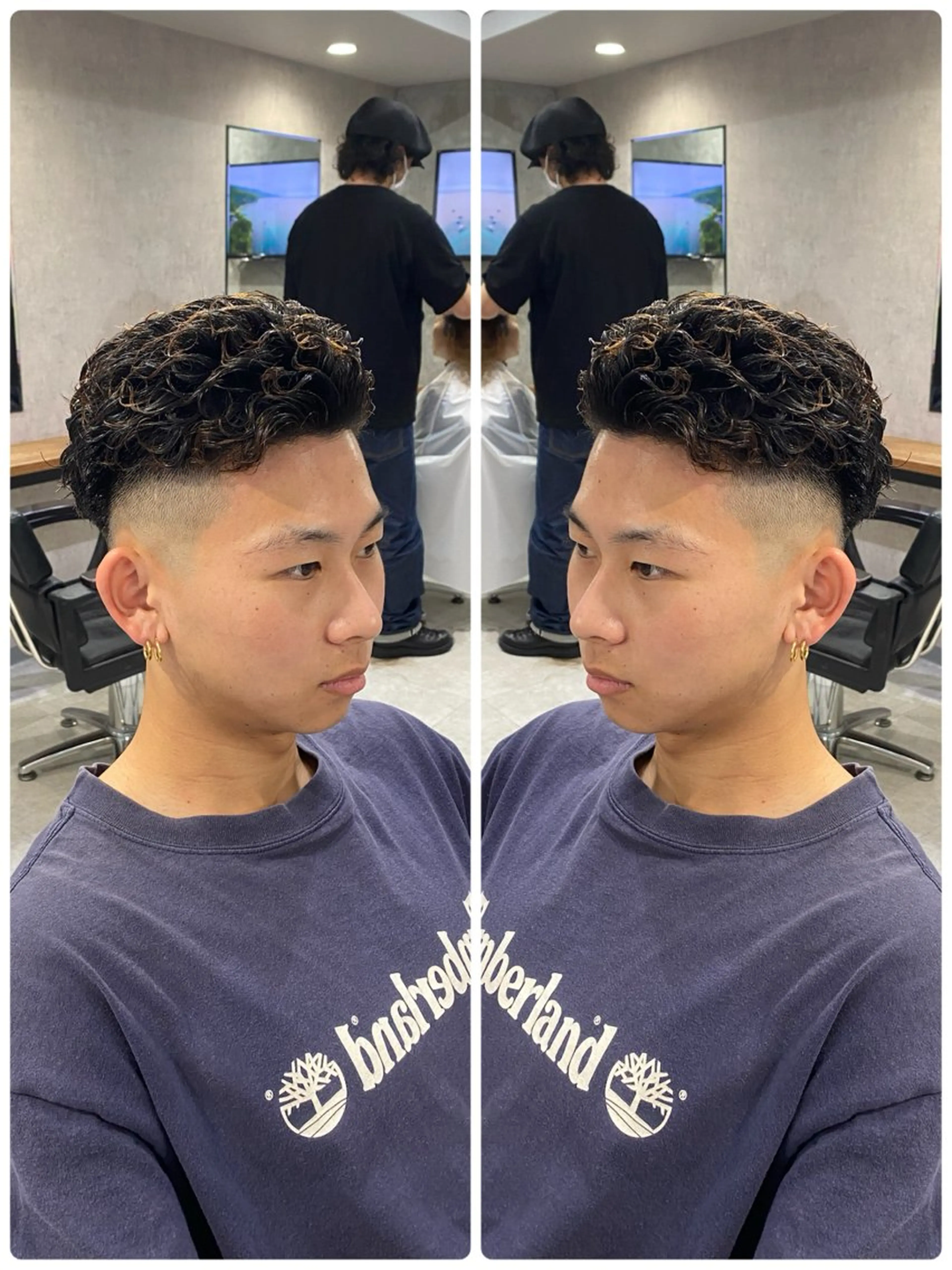 ショート パーマ メンズ メンズパーマ カット パーマ 🐉『メンズ美容師』 吉田龍星🐉のヘアスタイル