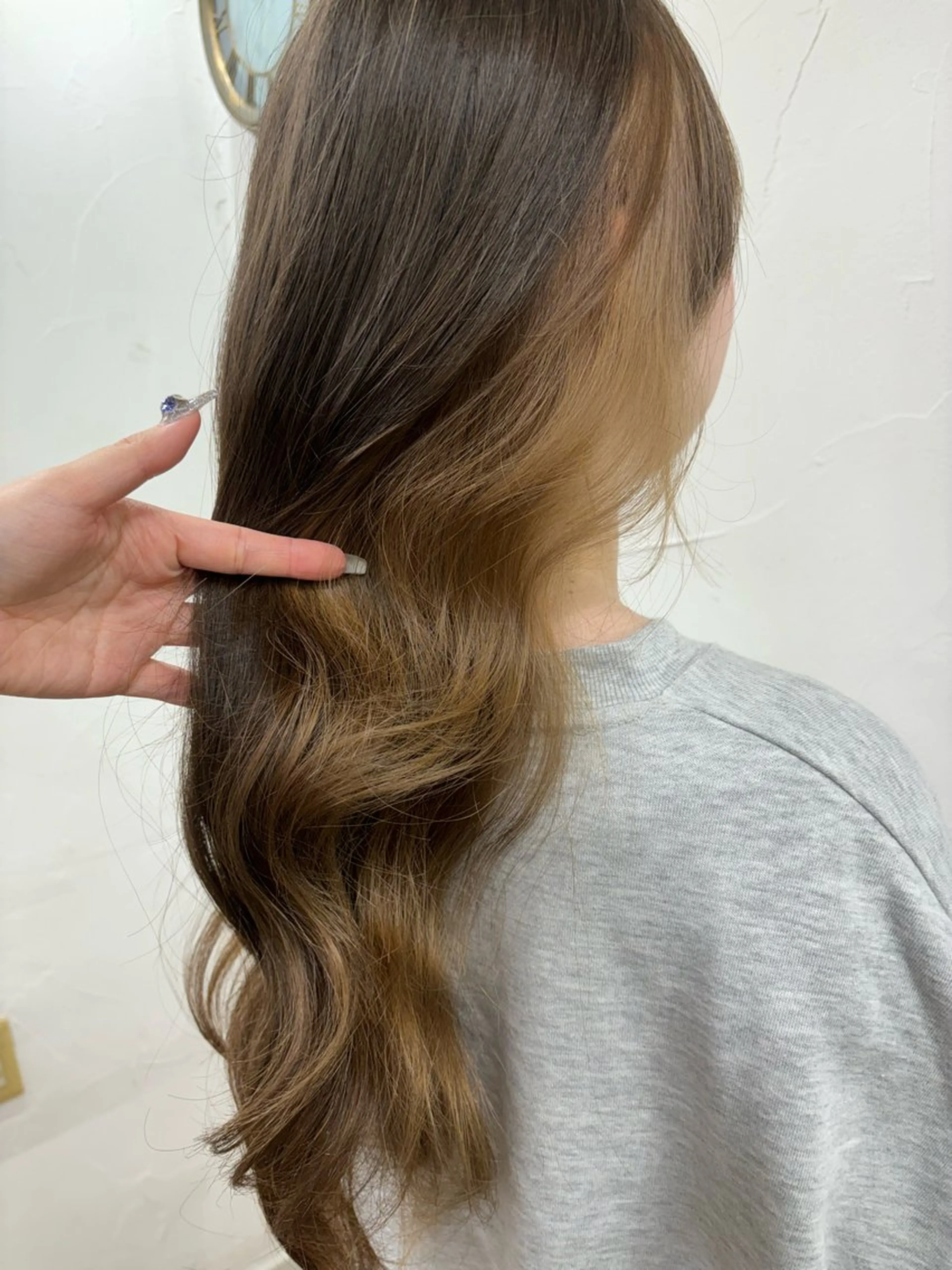 カラー ベージュカラー ヘアカラー 香野 優子のヘアスタイル