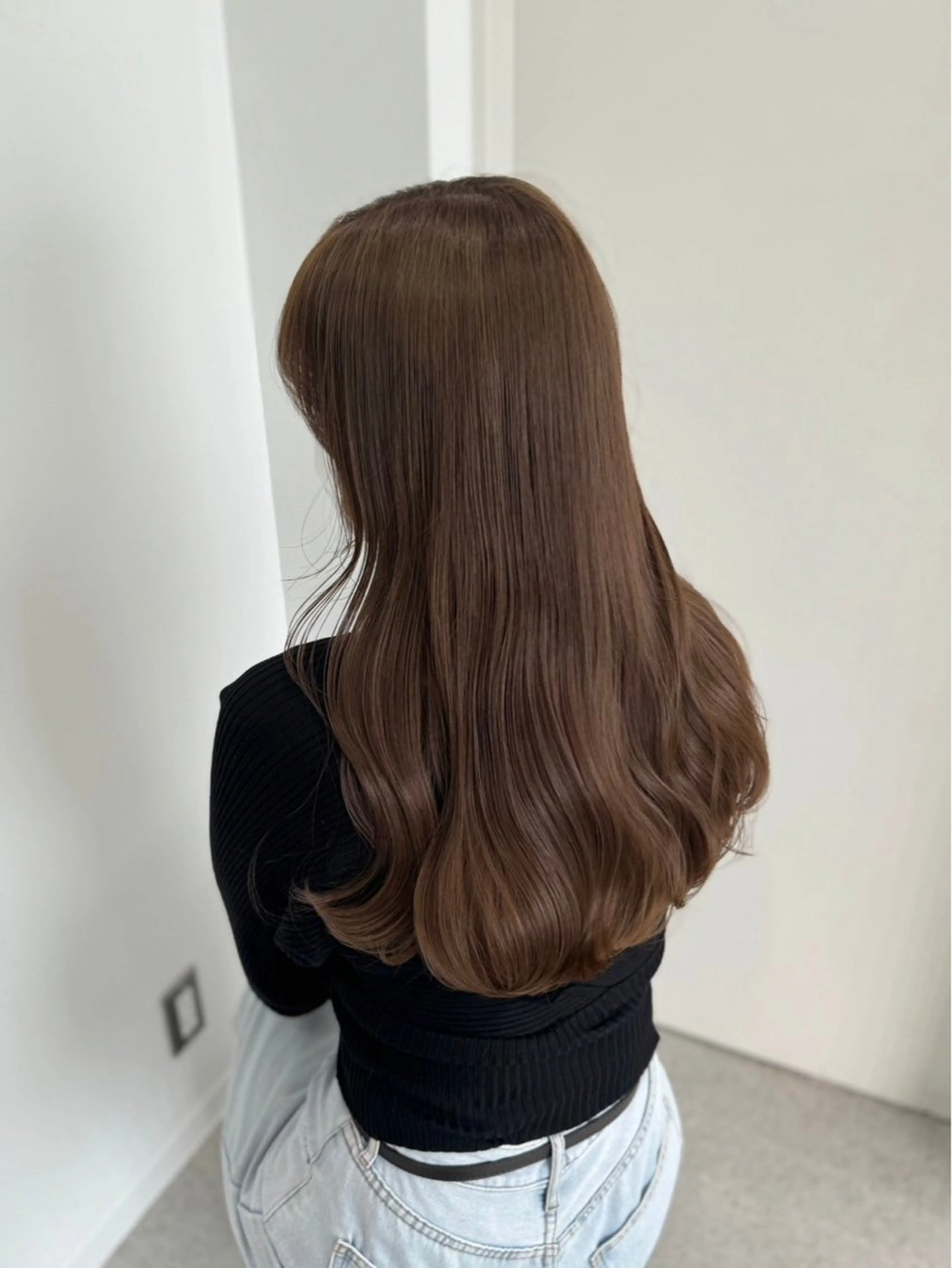 ロング カラー うる艶ストレート♡透 明感カラー♡かずまるのヘアスタイル