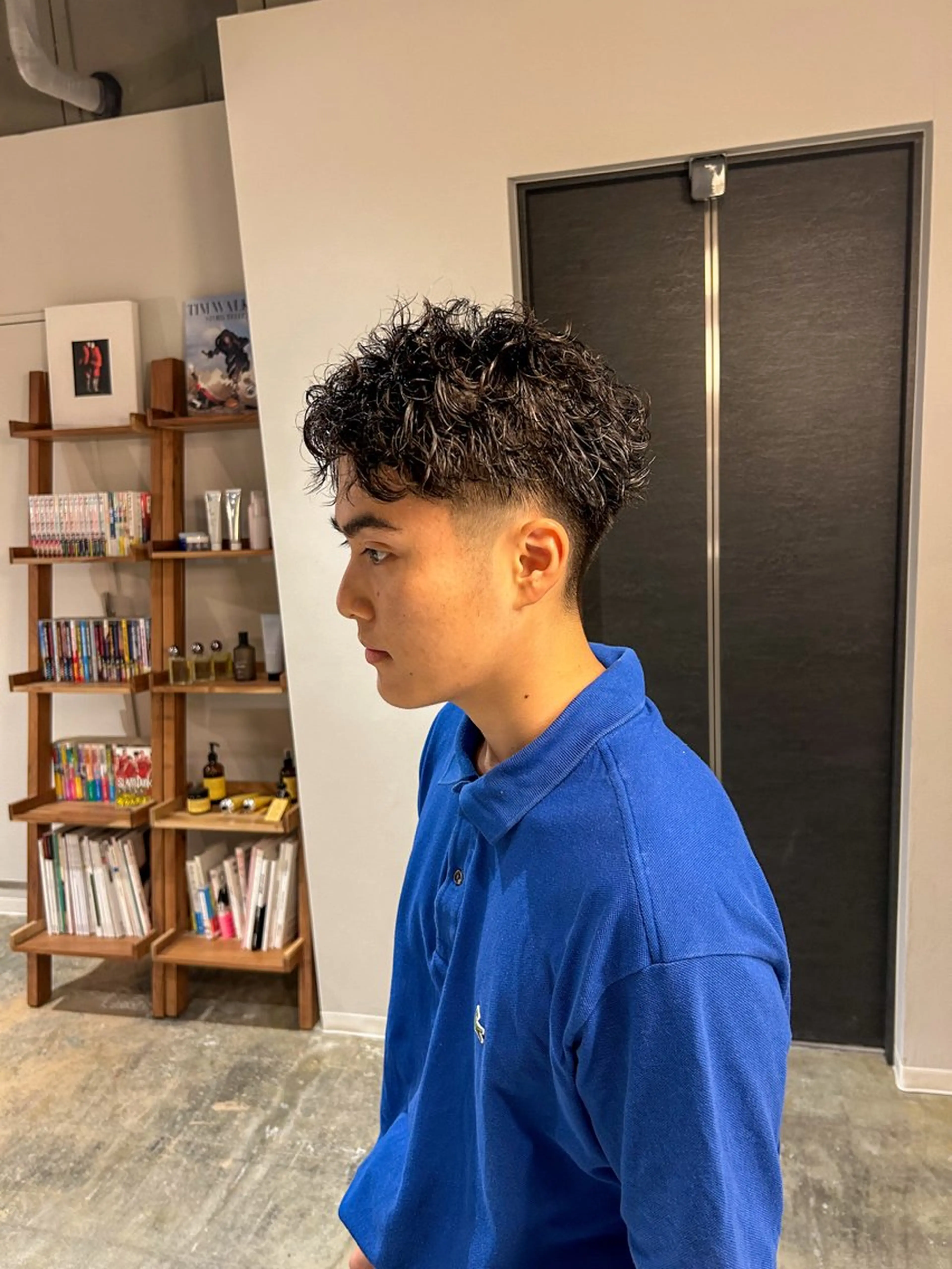 パーマ パーマ 佐藤 来輝のヘアスタイル