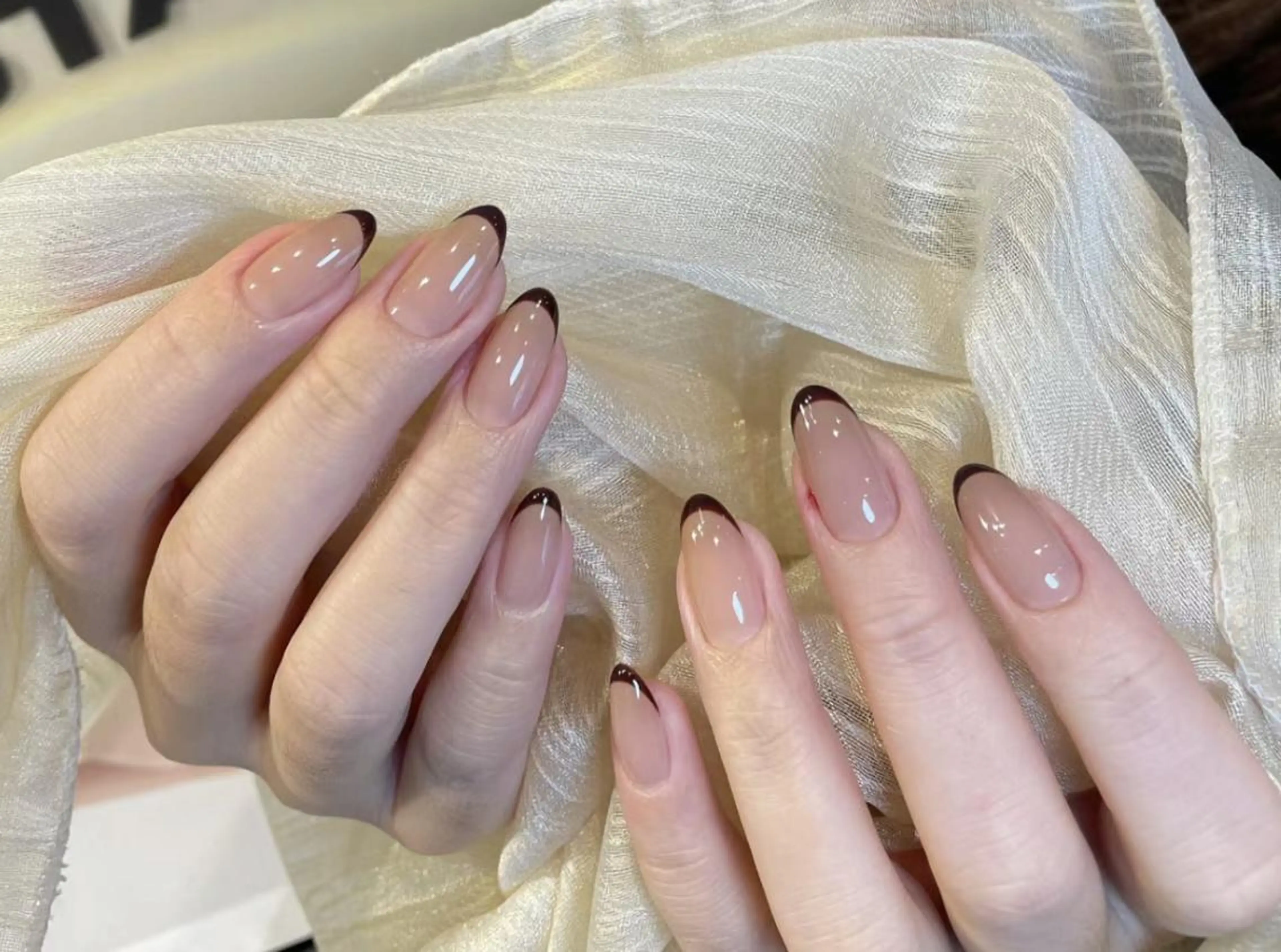 ネイル By moonネイル 🌷ワンホン/韓国風のネイルデザイン