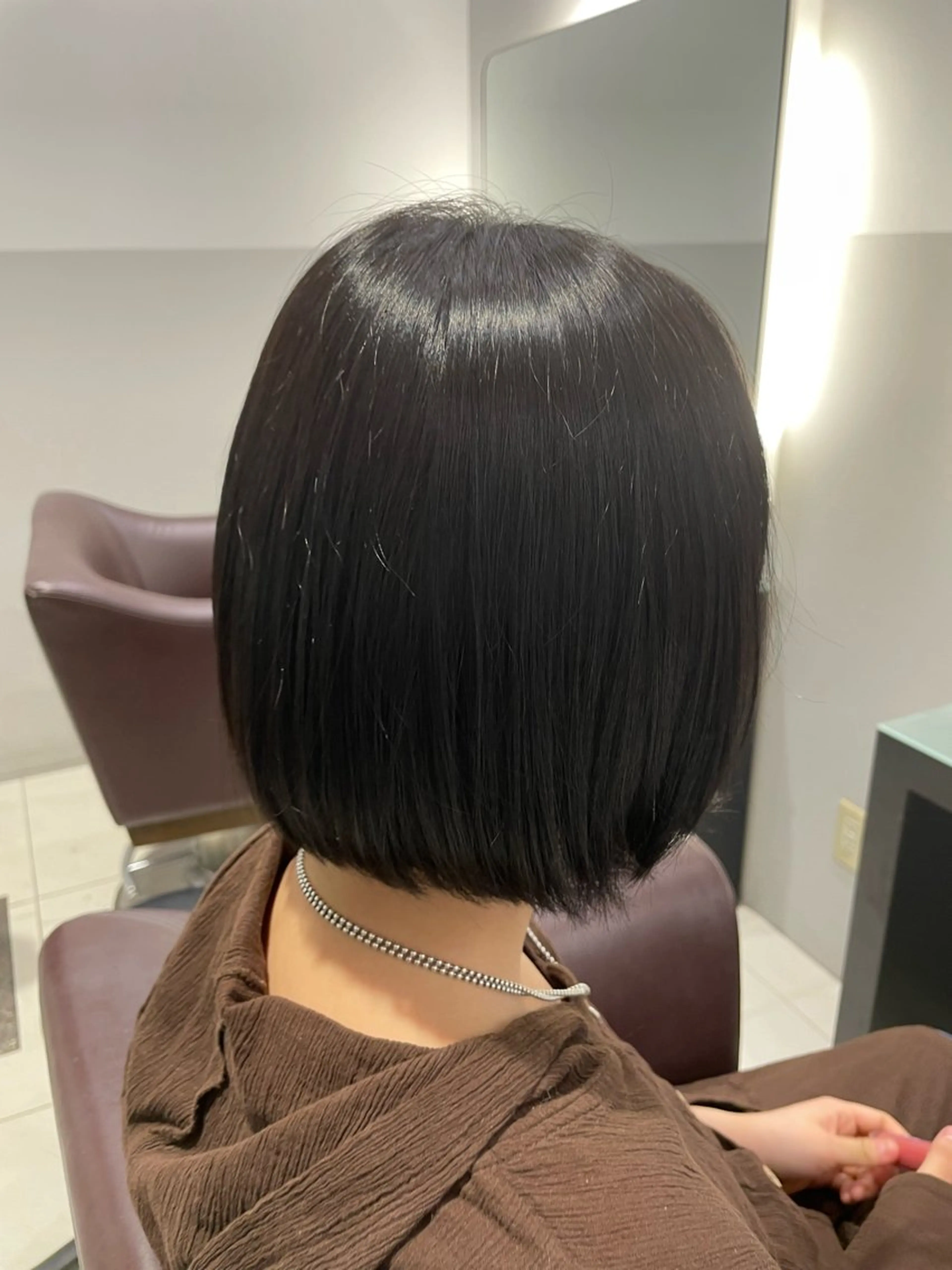 ショート カラー ブラウンカラー ナチュラルブラウン 目崎 丞のヘアスタイル