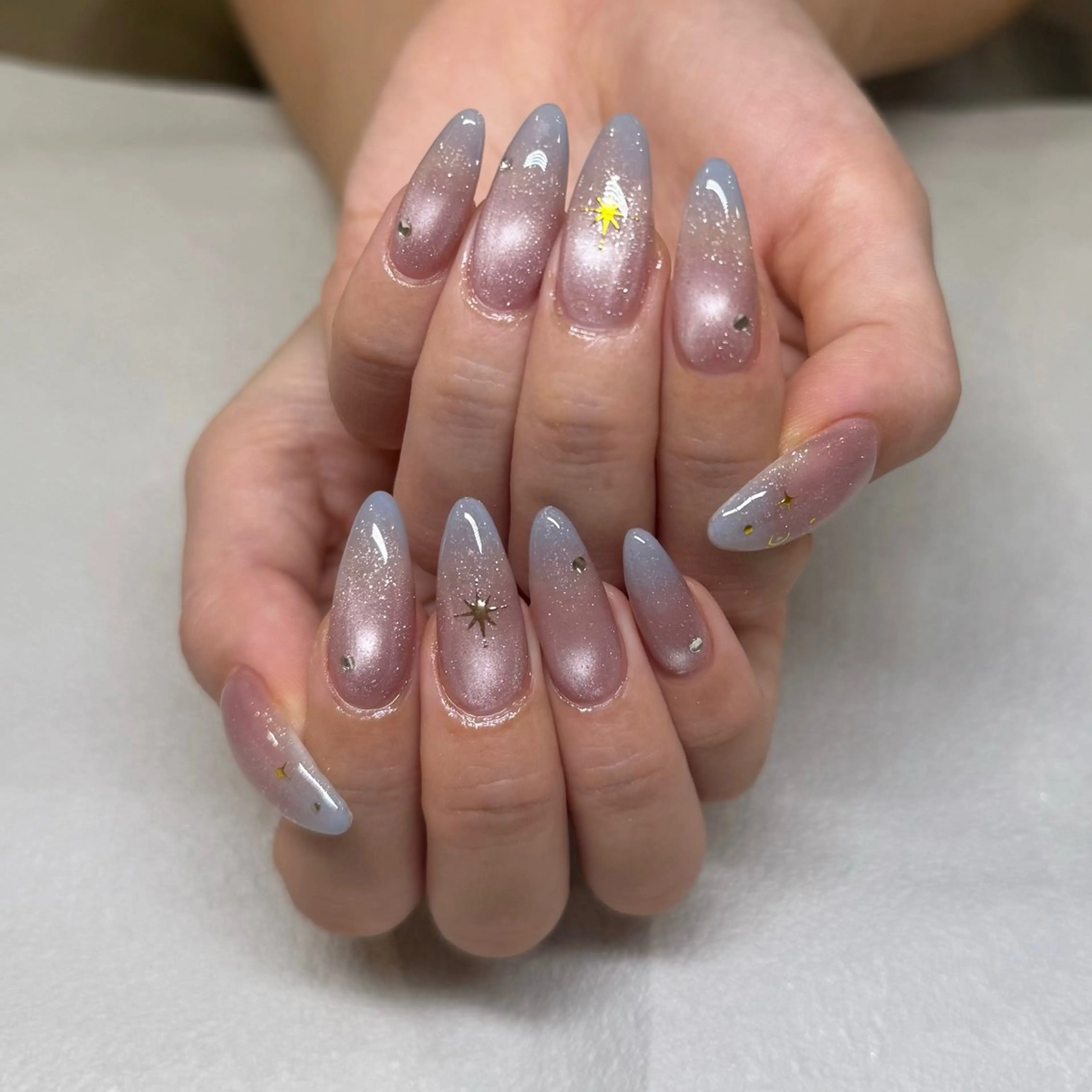 ネイル フラッシュネイル マグネットネイル フットネイル 鶴田୨ৎmaison de NALIのネイルデザイン