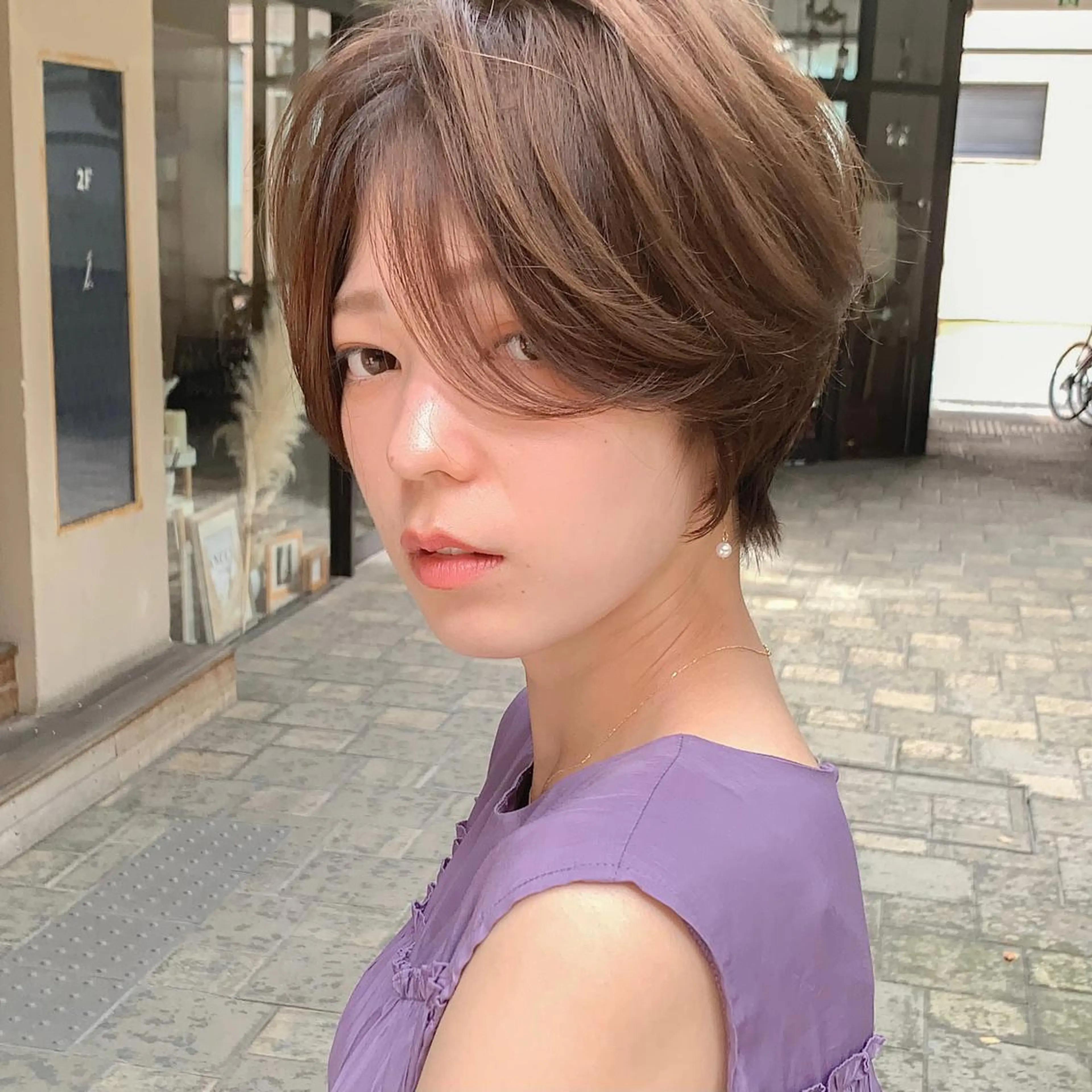 ショート カラー 🐧銀座/ショート/ ショートボブ広瀬🐧のヘアスタイル