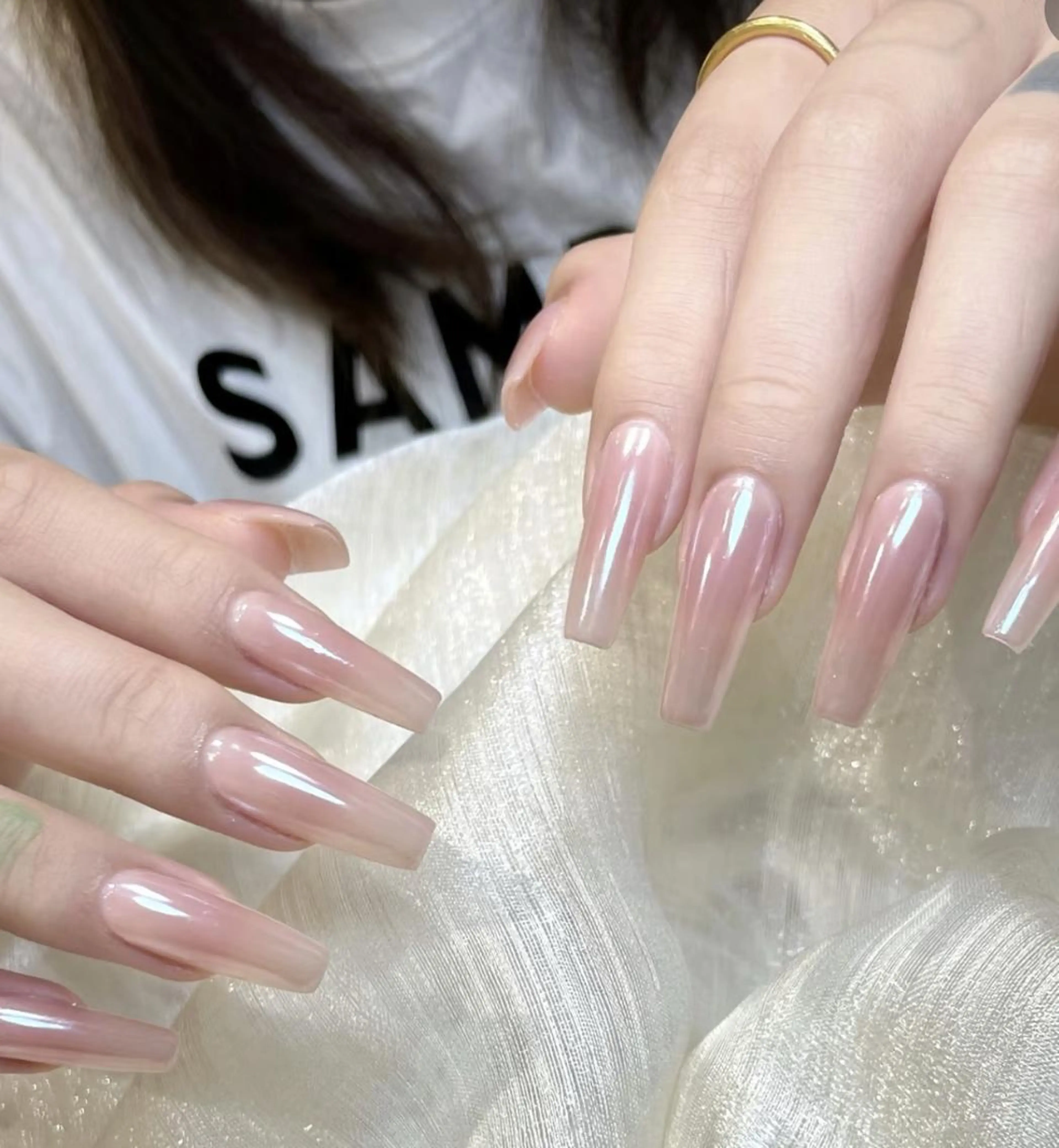 ネイル By moonネイル 🌷ワンホン/韓国風のネイルデザイン