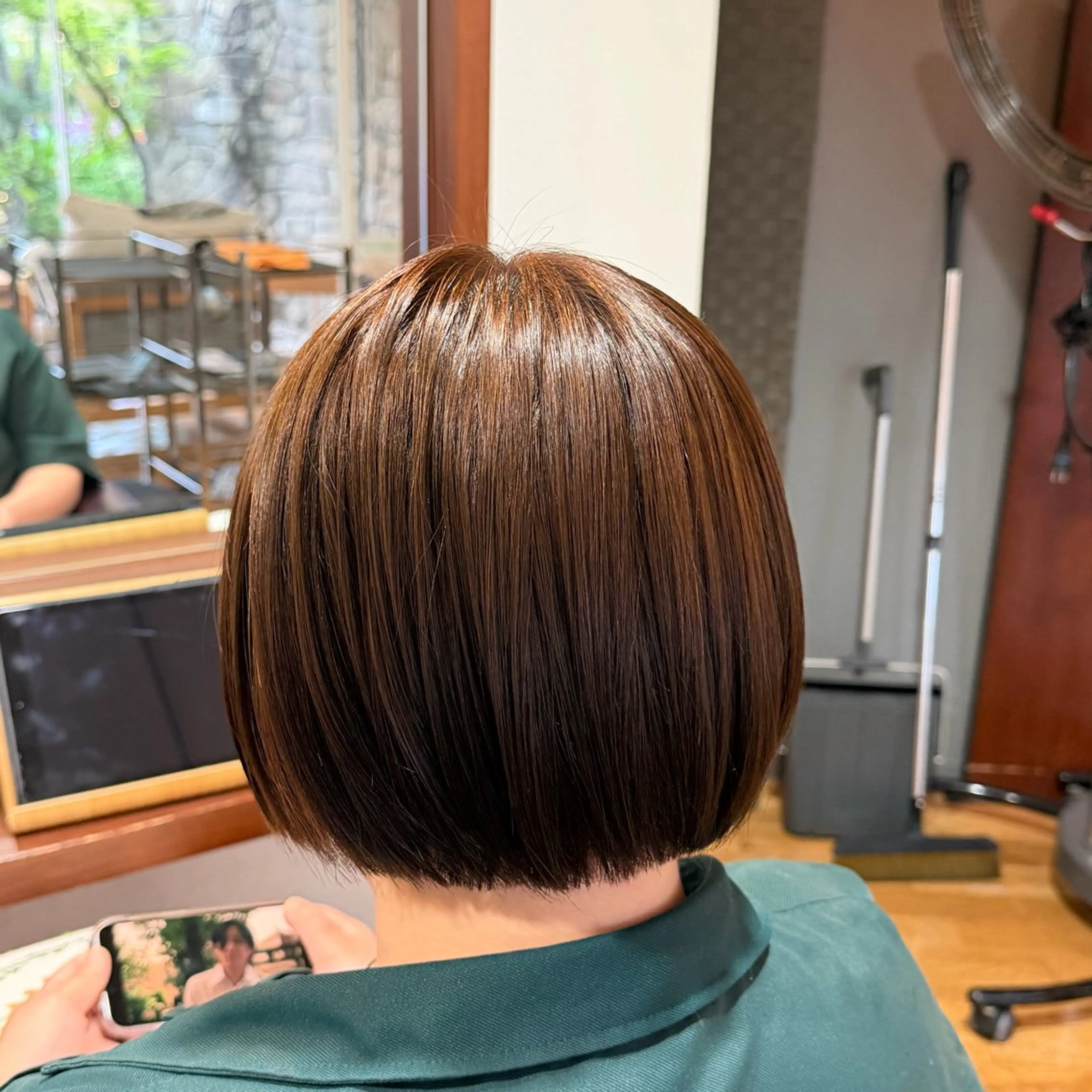ショート ボブ カット ヘアカラー 中谷 梨那 SAKURA💜🌸のヘアスタイル