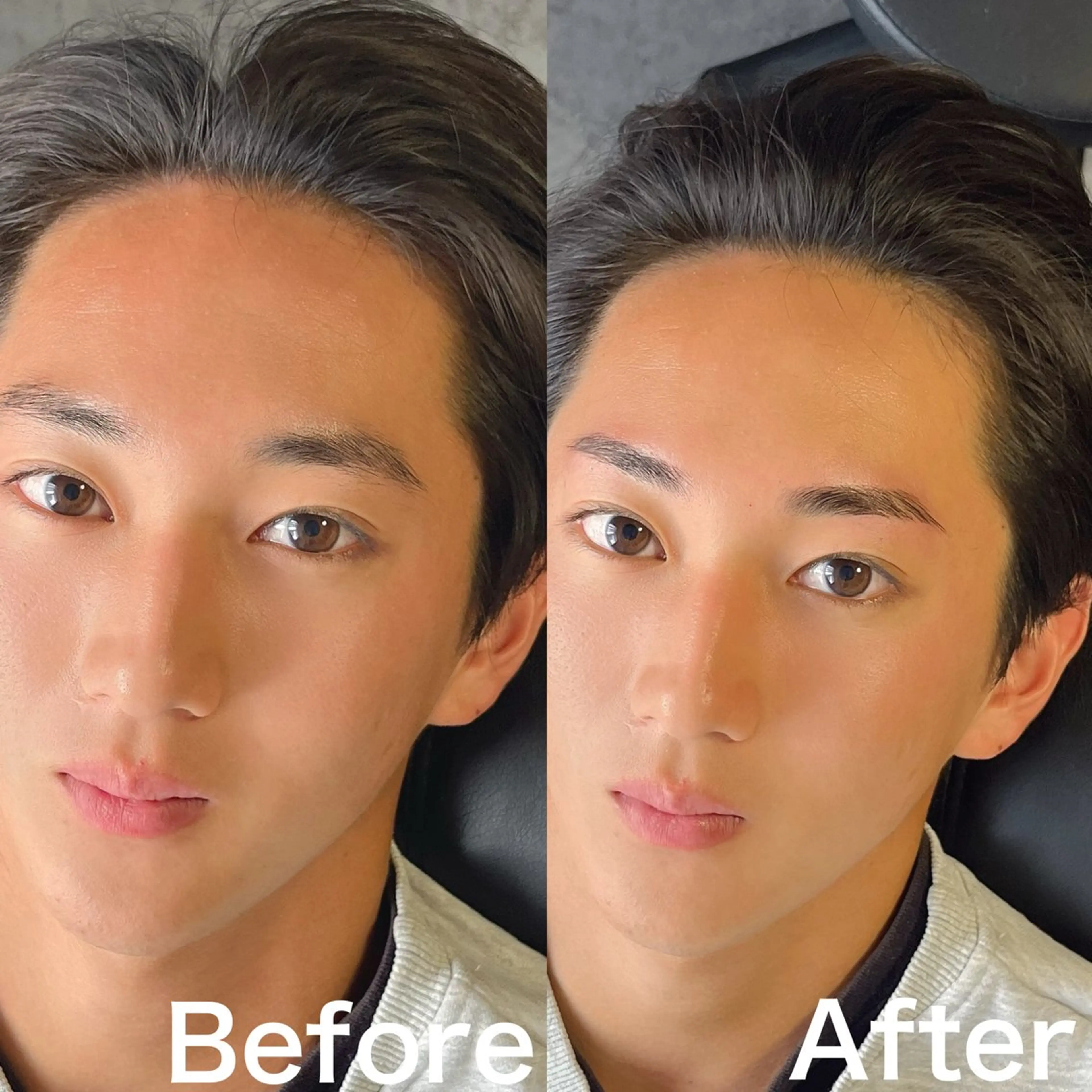 メンズ アイブロウ ワックス脱毛 眉カット その他(アイブロウ) 5日◯ Yusukeの眉毛・アイブロウイメージ