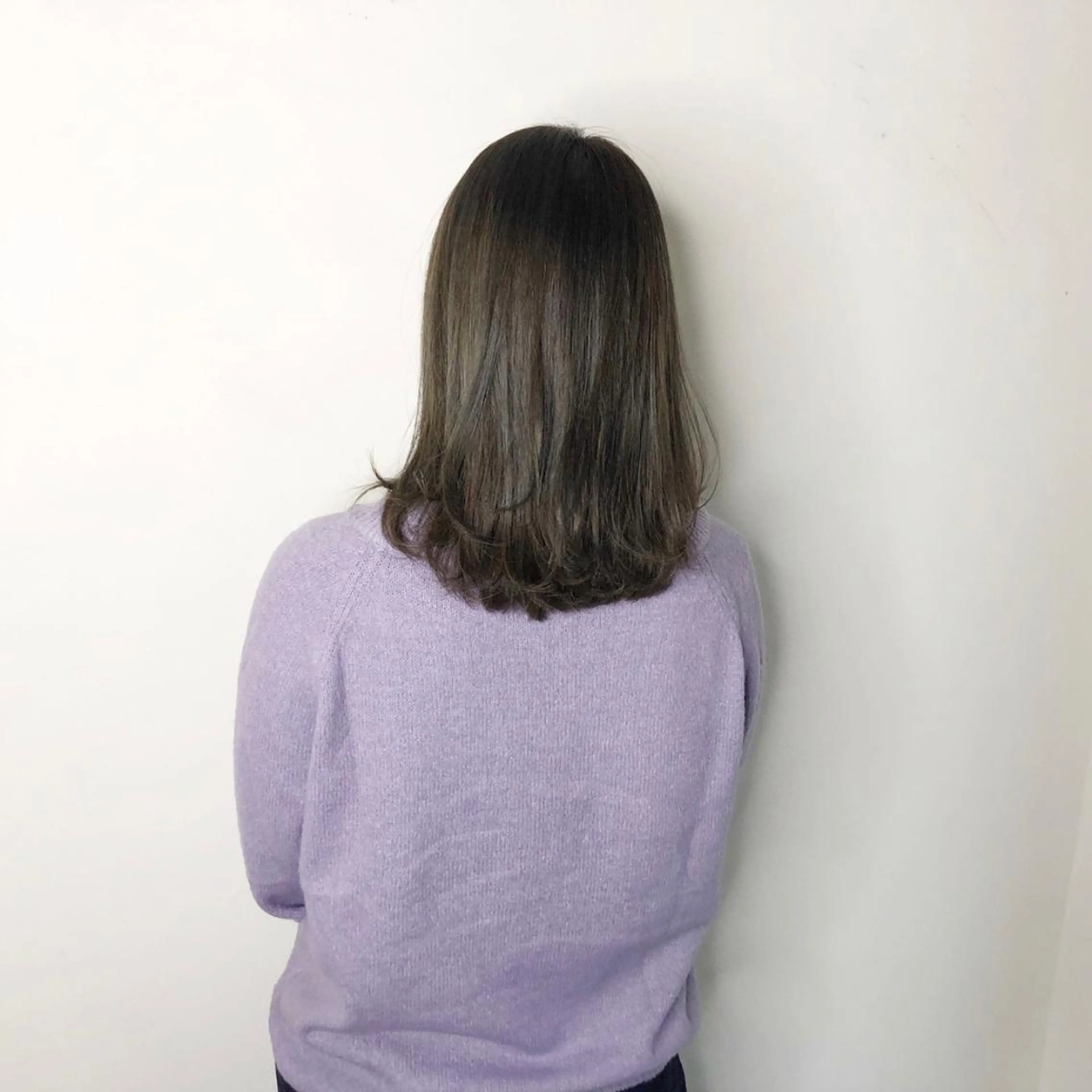 ミディアム カラー カラーモデル募集中 美容室ハピスのヘアスタイル