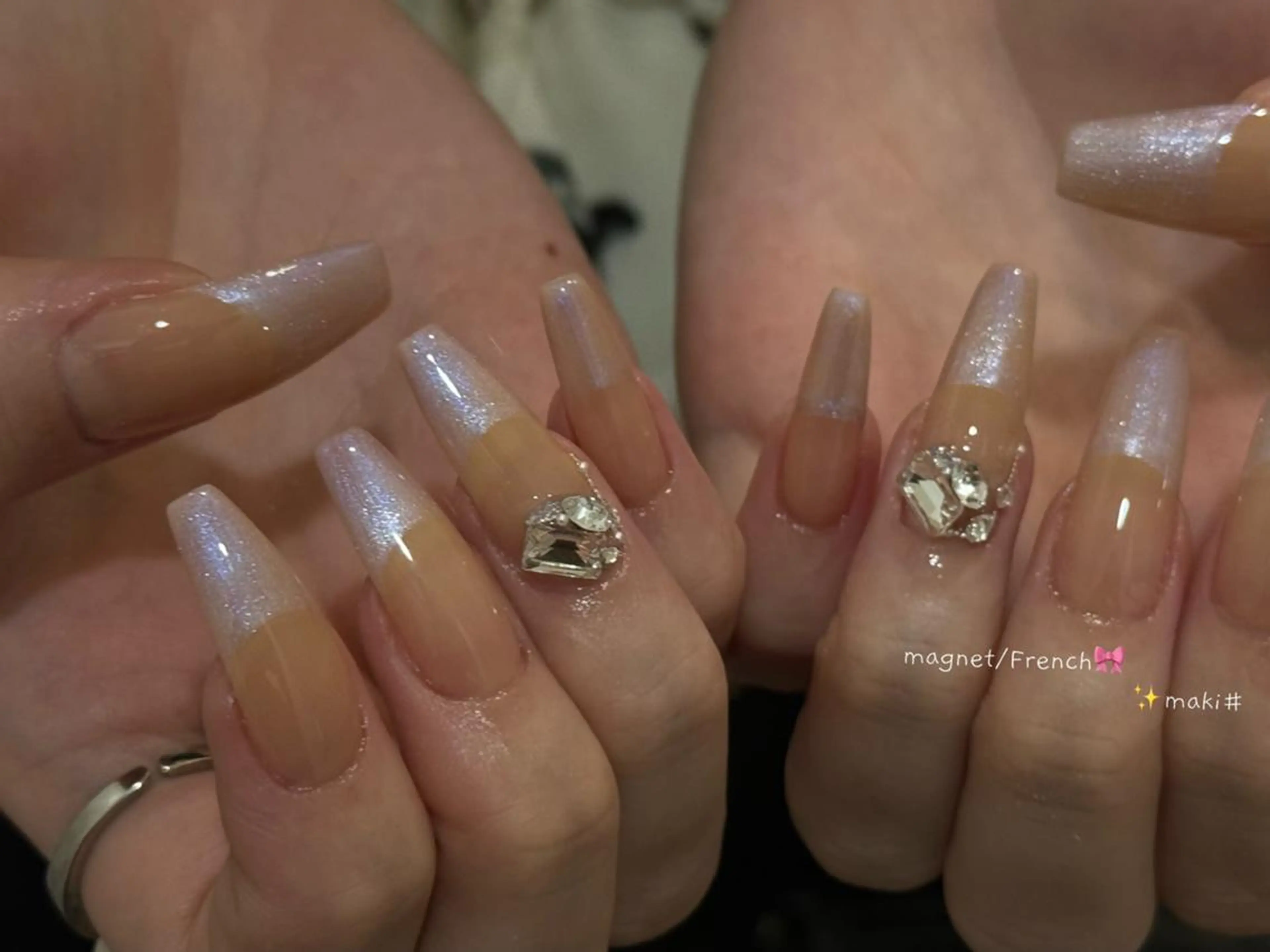 ネイル ハンドネイル MAKI💚💚💚 秋葉原.のネイルデザイン