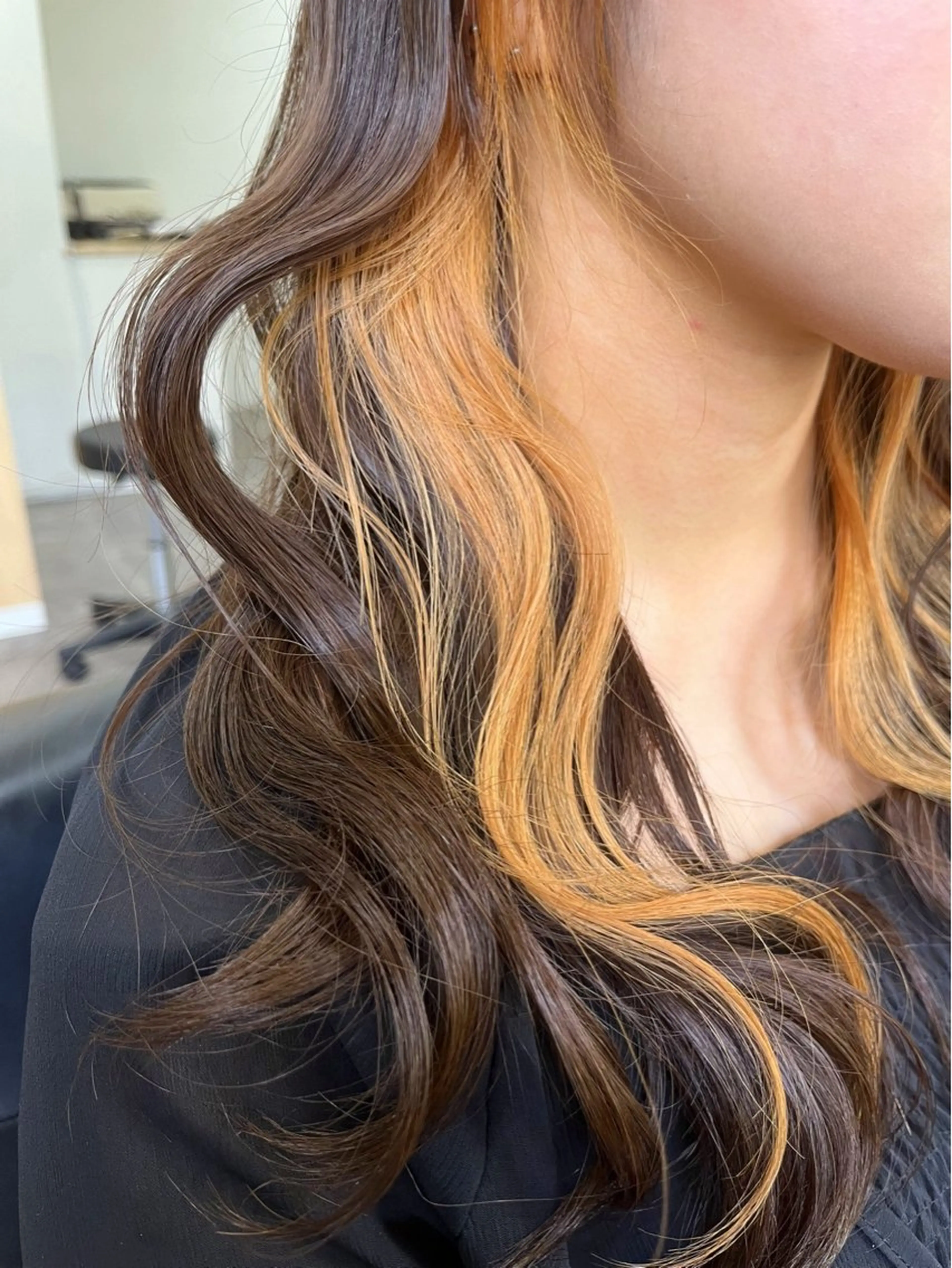 ロング カラー ヘアカラー トリートメント (kakko) ayumiのヘアスタイル