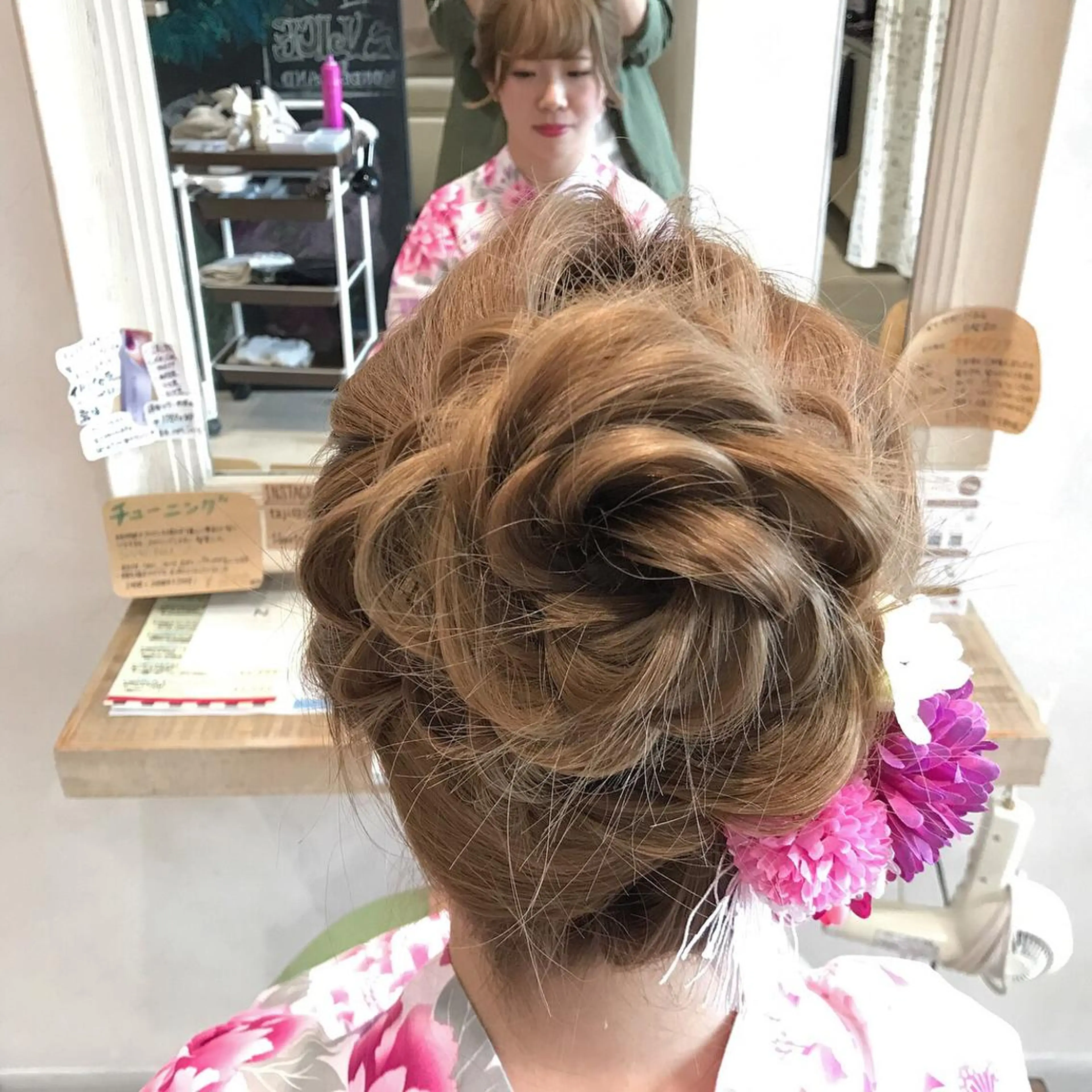 セミロング ヘアアレンジ メンズ指名多数!! SiLO 田島のヘアスタイル