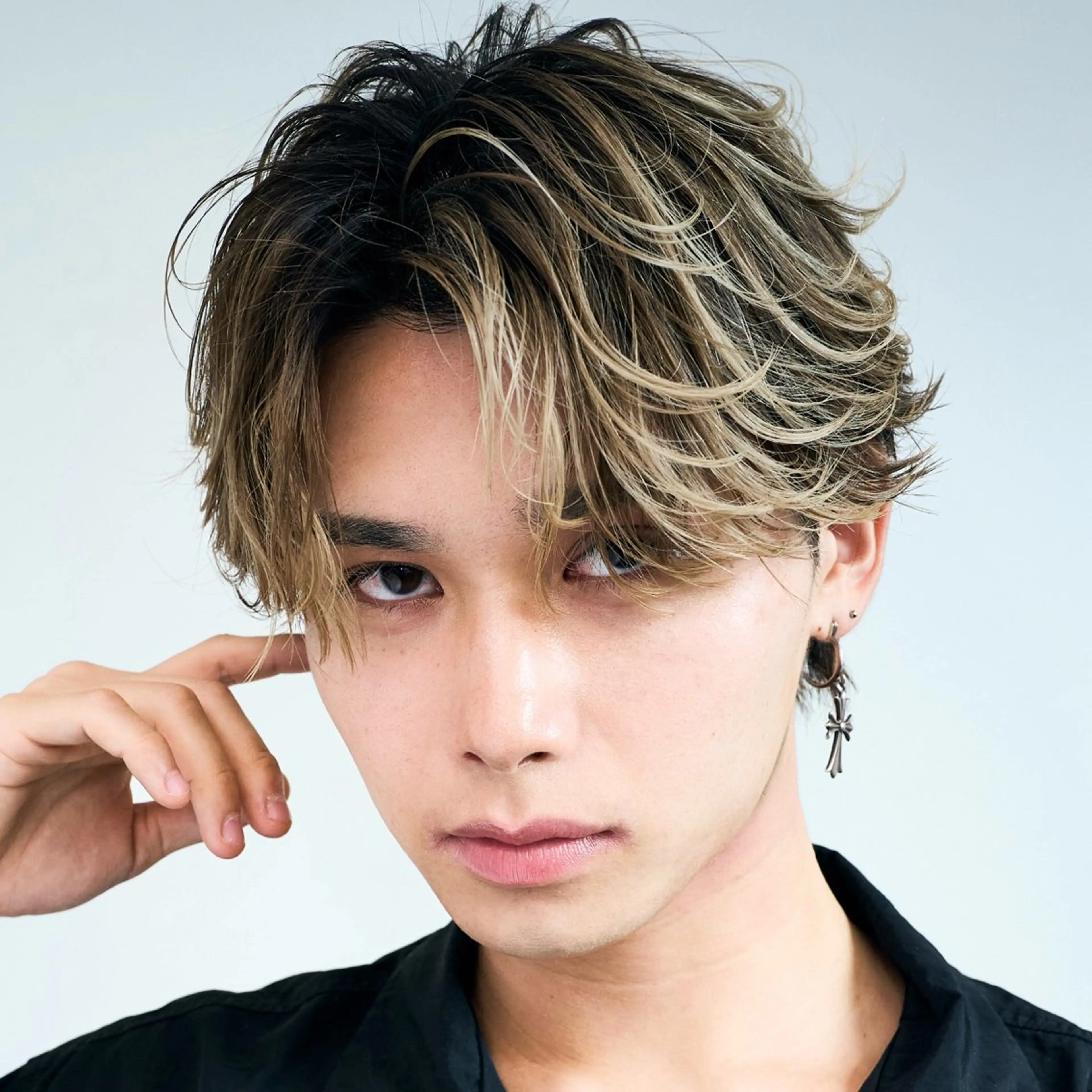 カラー メンズ カルマパーマ メンズ韓国風 メンズパーマ カット ヘアカラー トリートメント 【メンズ特化⚡️】 曲がる矯正/千原涼麻のヘアスタイル