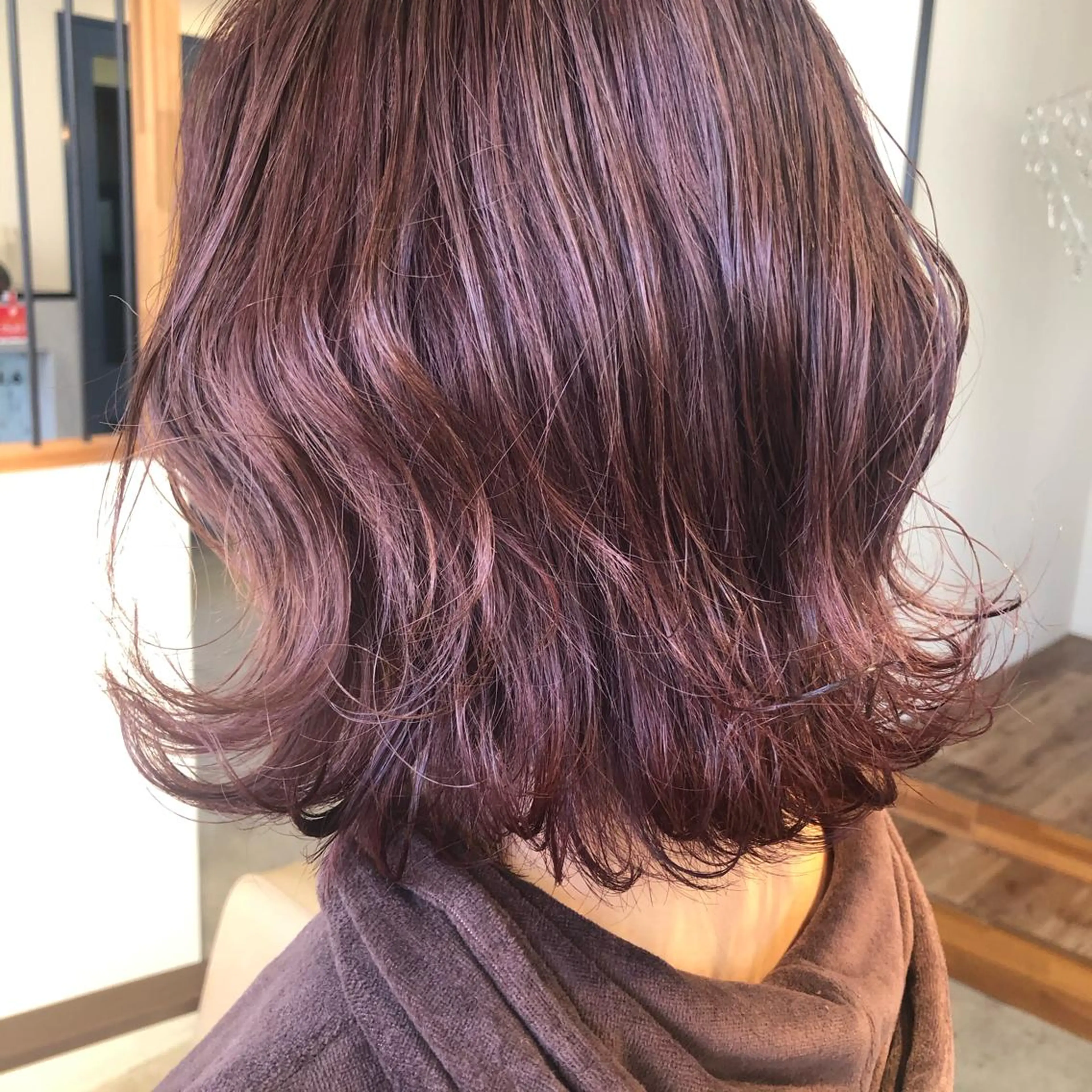 カラー ピンクカラー なつき/艶ピンク/ girly hairのヘアスタイル