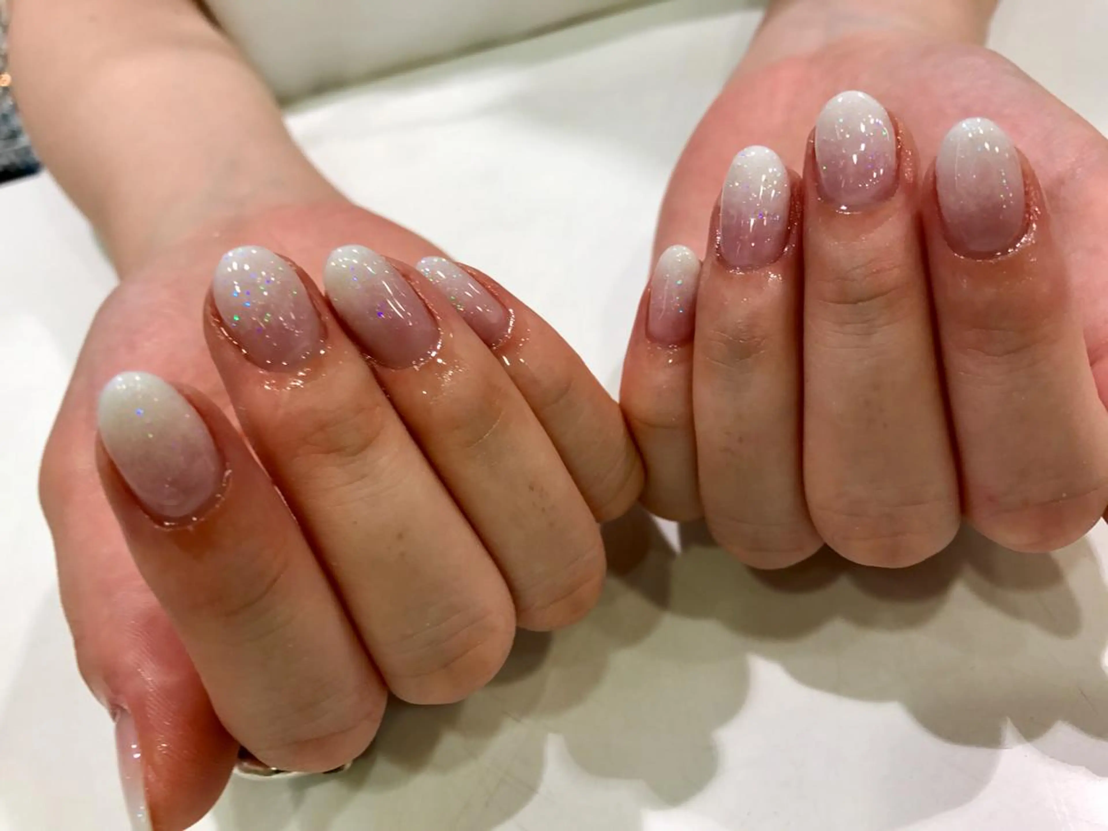 ネイル グラデーション ラメ(グリッター) ラメグラデーション Charme. NOBUKOのネイルデザイン