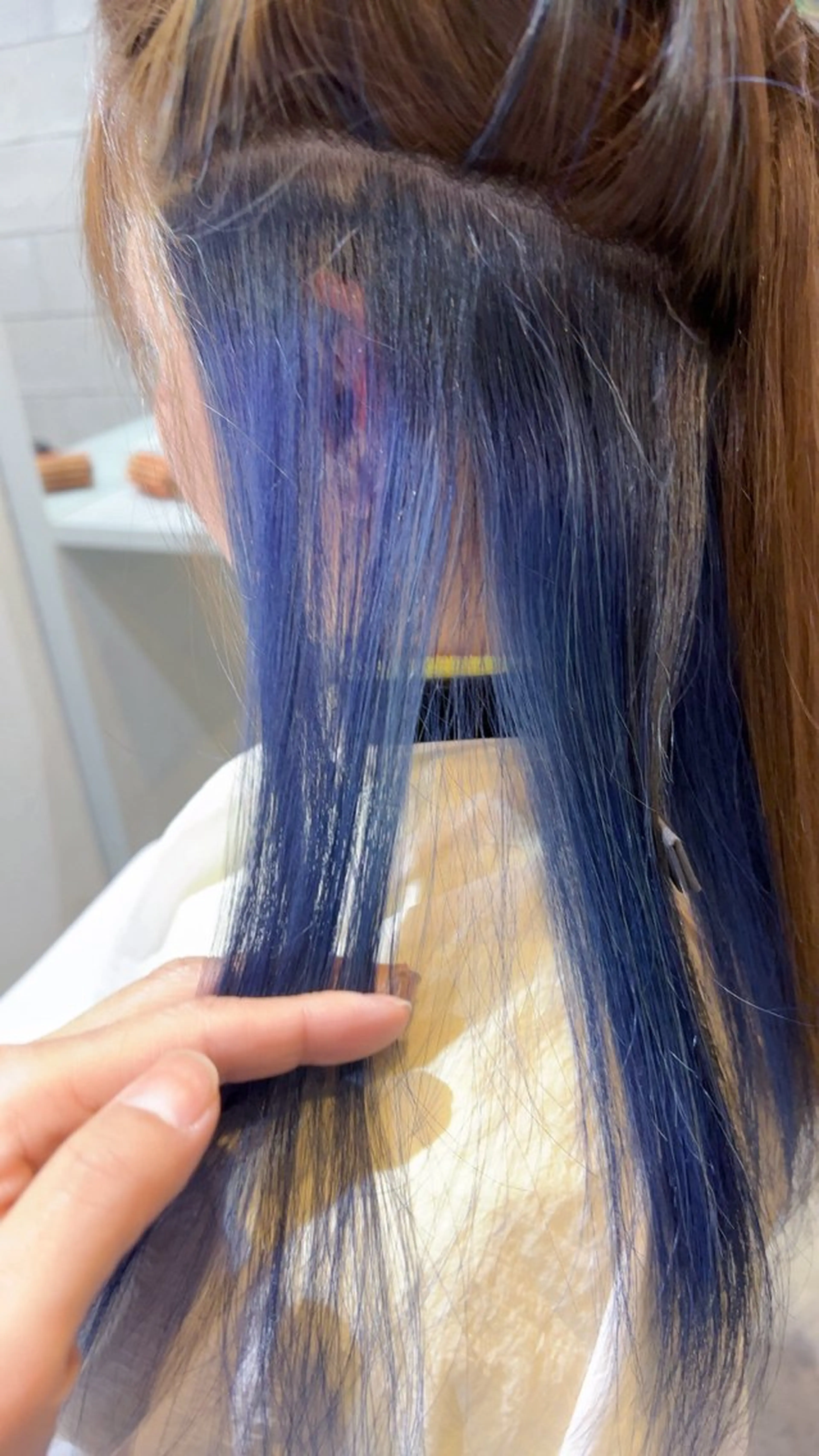 セミロング 安藤 伸一のヘアスタイル