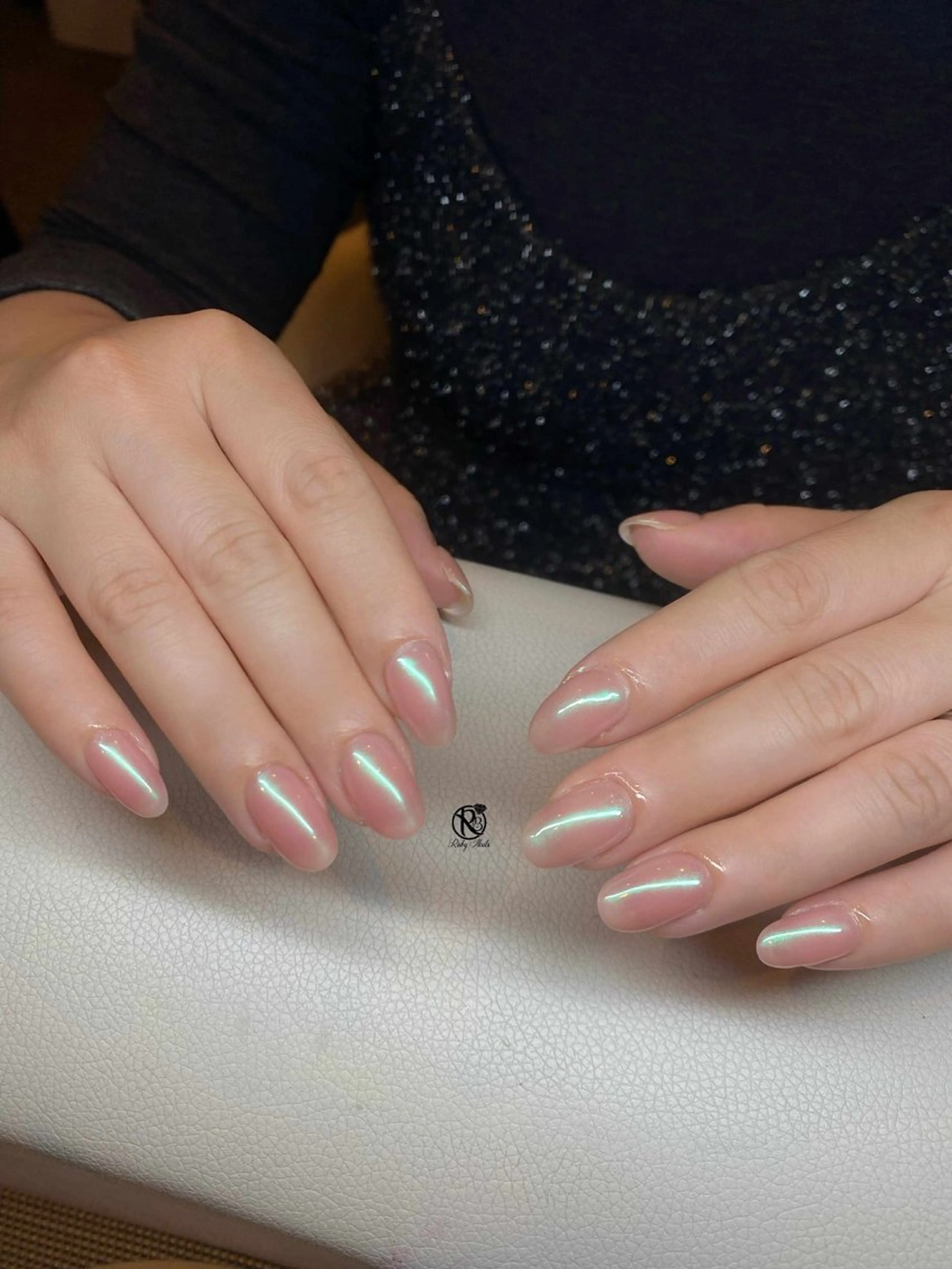 ネイル ボルドー ブラウン チークネイル ドット フットネイル ハンドネイル チェリネイルサロン 霞ヶ関のネイルデザイン