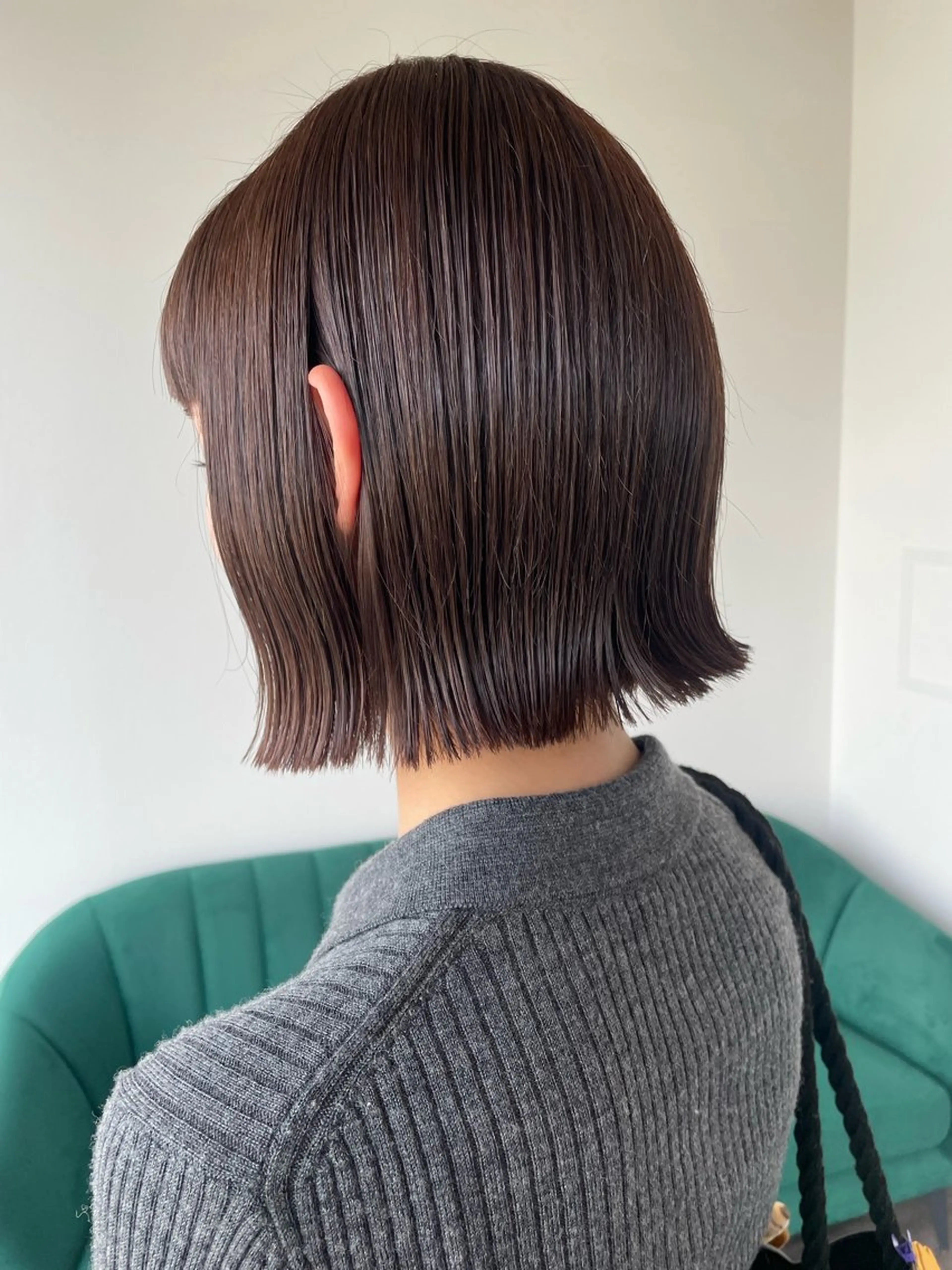 ショート カラー 艶カラー🌙縮毛矯正 /ボブ【Reina】のヘアスタイル