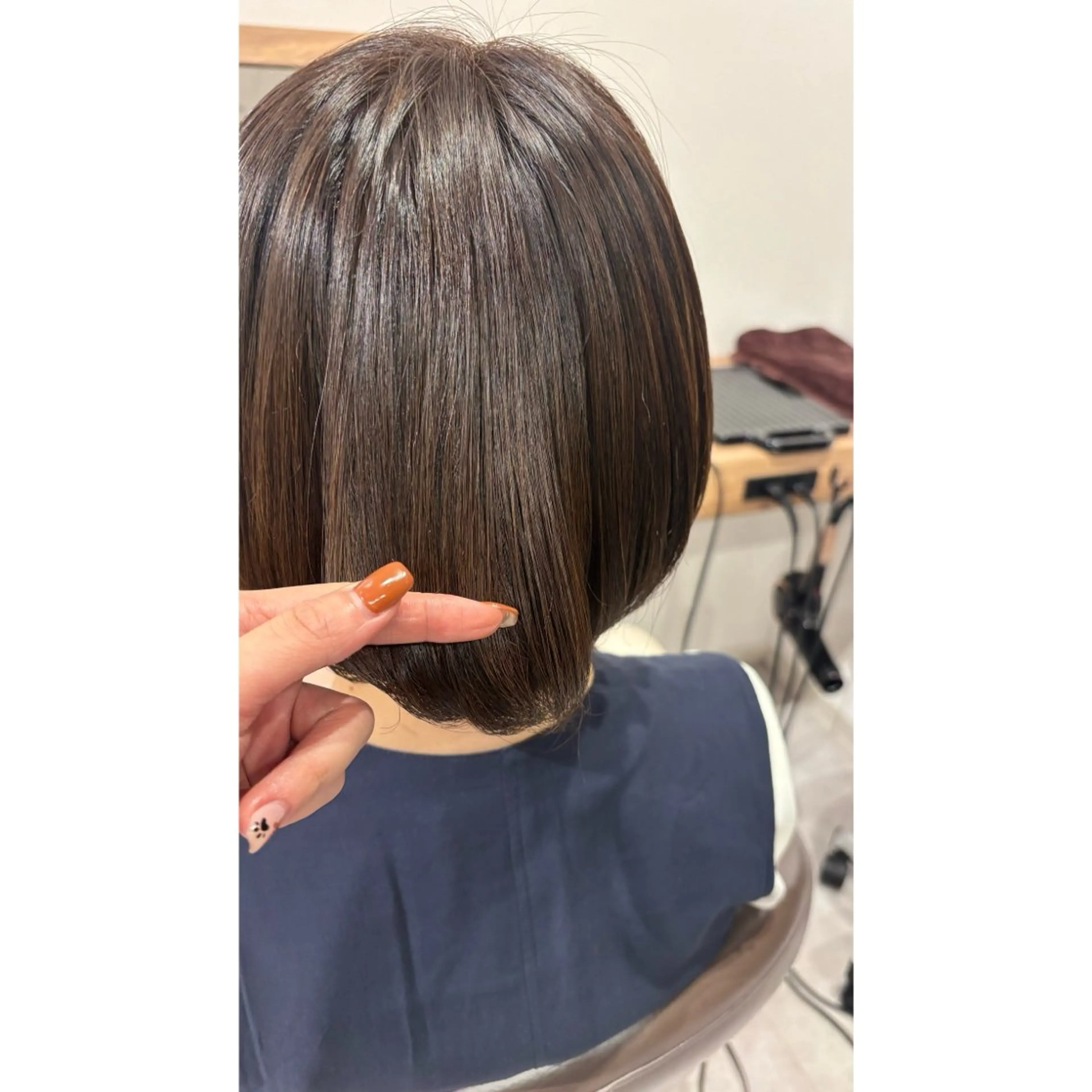 ショート カラー ヘアカラー トリートメント 阿部 美咲のヘアスタイル
