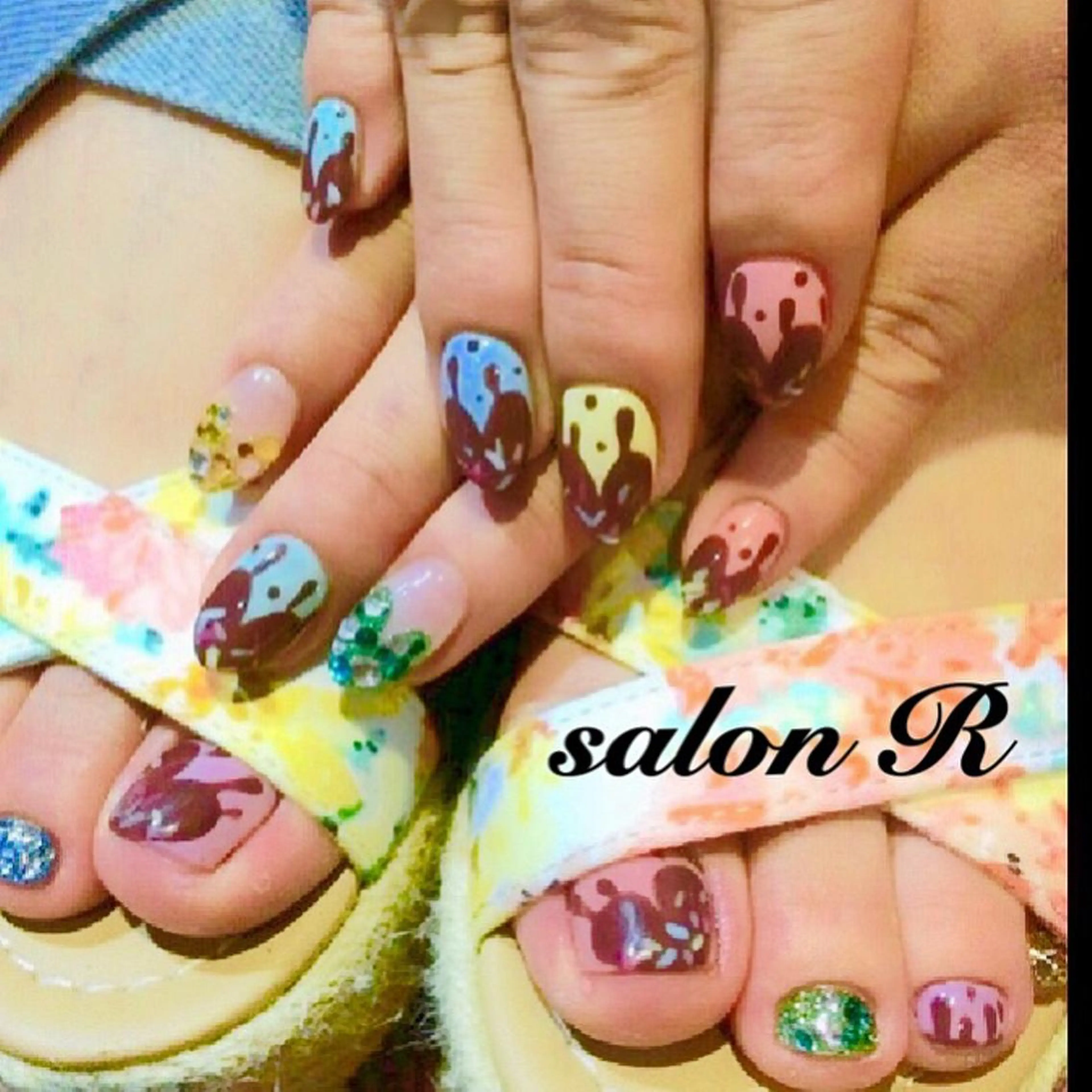 ネイル フットネイル NARUMI HYODOのネイルデザイン