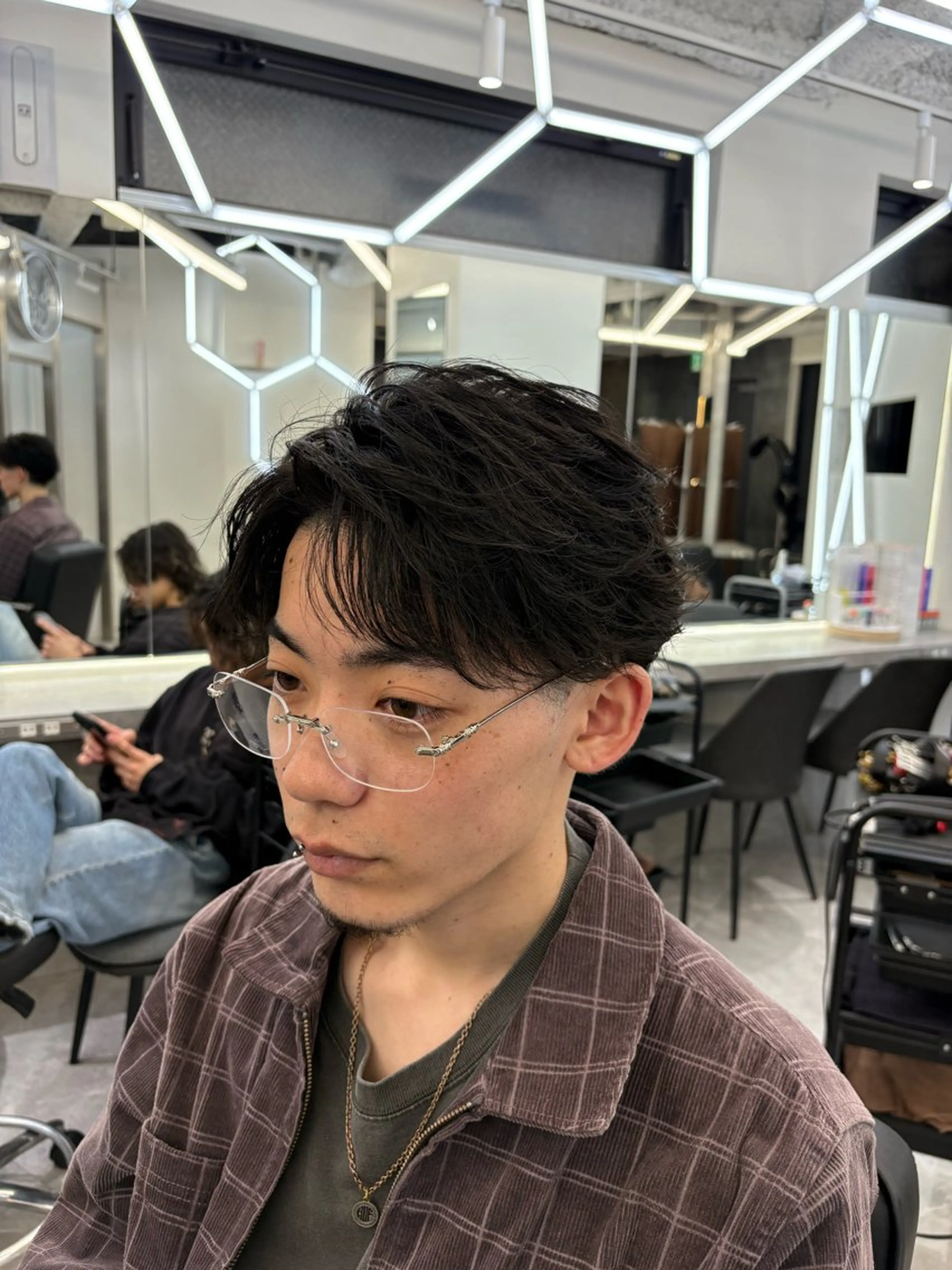 パーマ メンズ カット パーマ 🔥ジャス/ メンズ特化美容師🔥のヘアスタイル