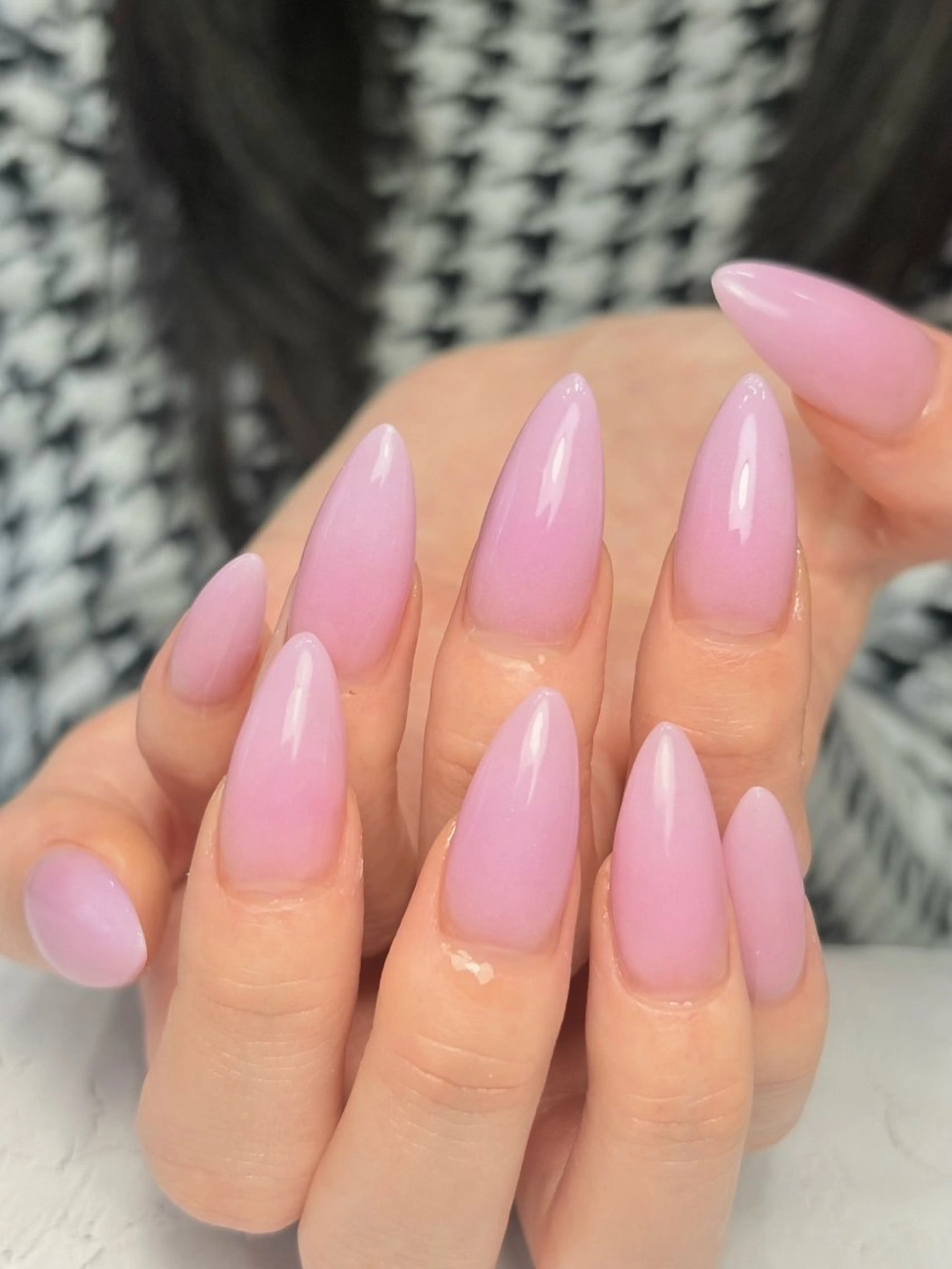 ネイル ピンク ハンドネイル Natuleaナチュリア所属・深爪矯正自爪育成専門 natuleaのネイルデザイン