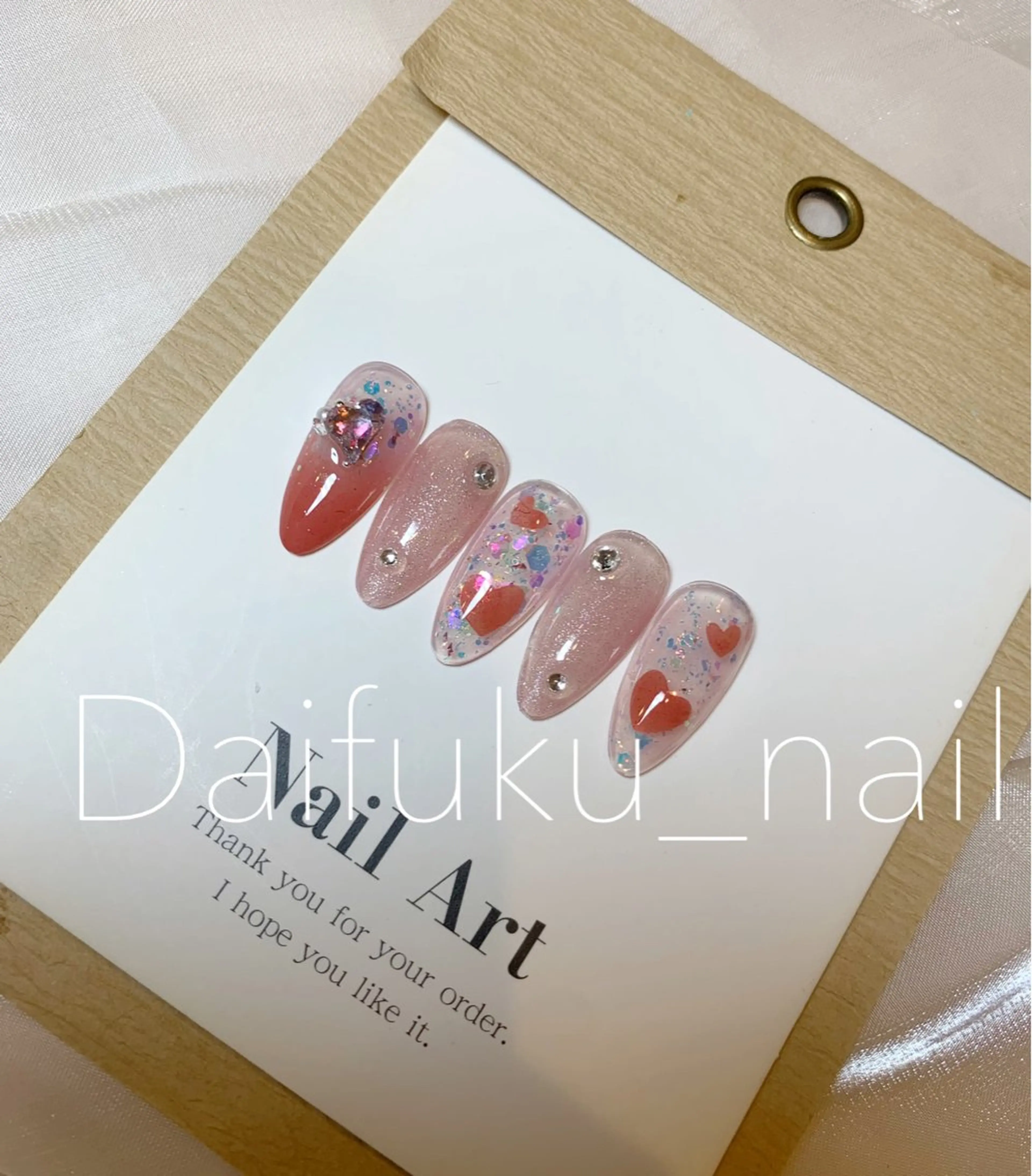 ミディアム ハンドネイル Daifuku nailsのネイルデザイン