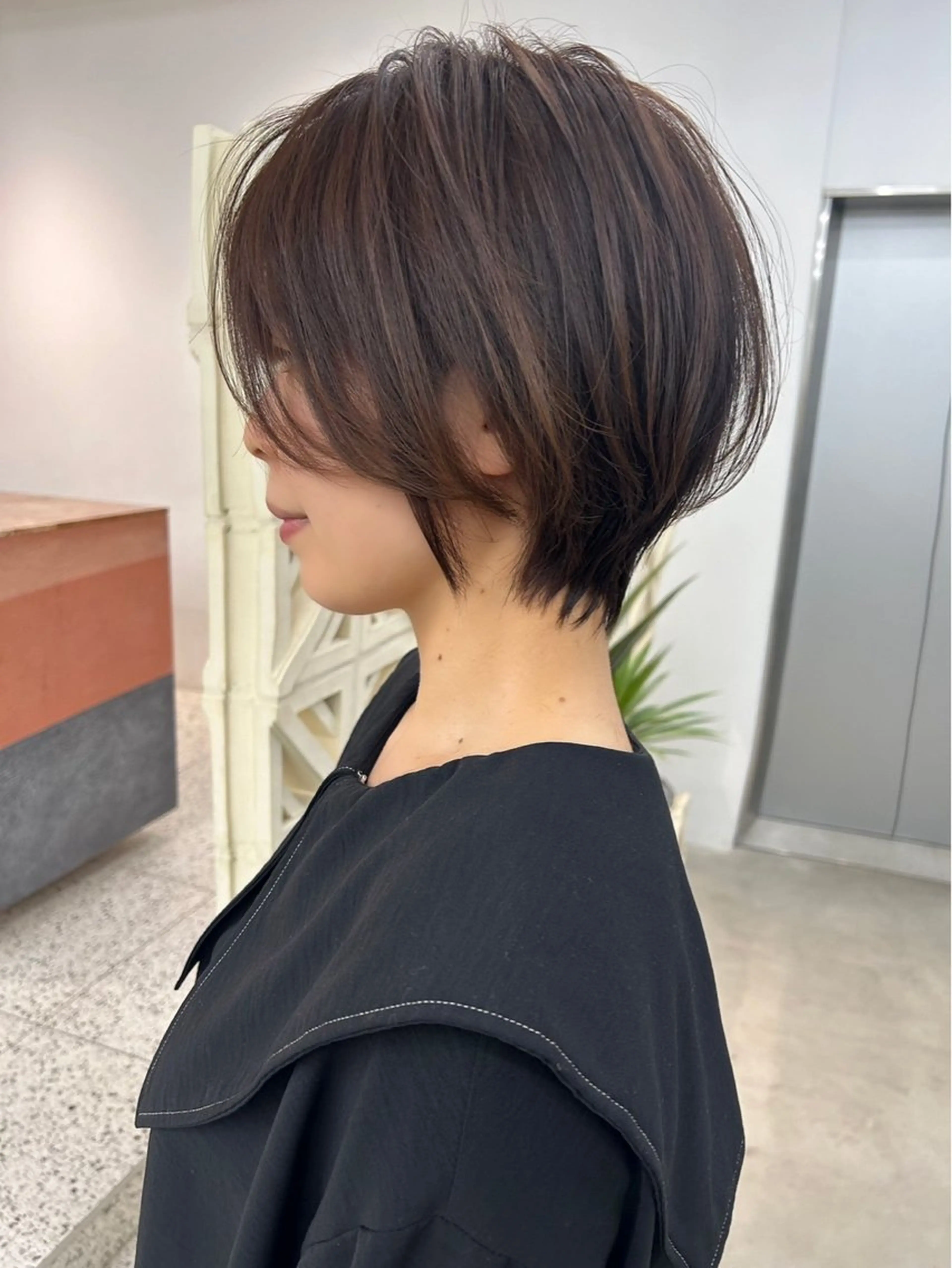 ショート カラー 似合わせカット ショートヘア urara/ショート /透明感カラーのヘアスタイル