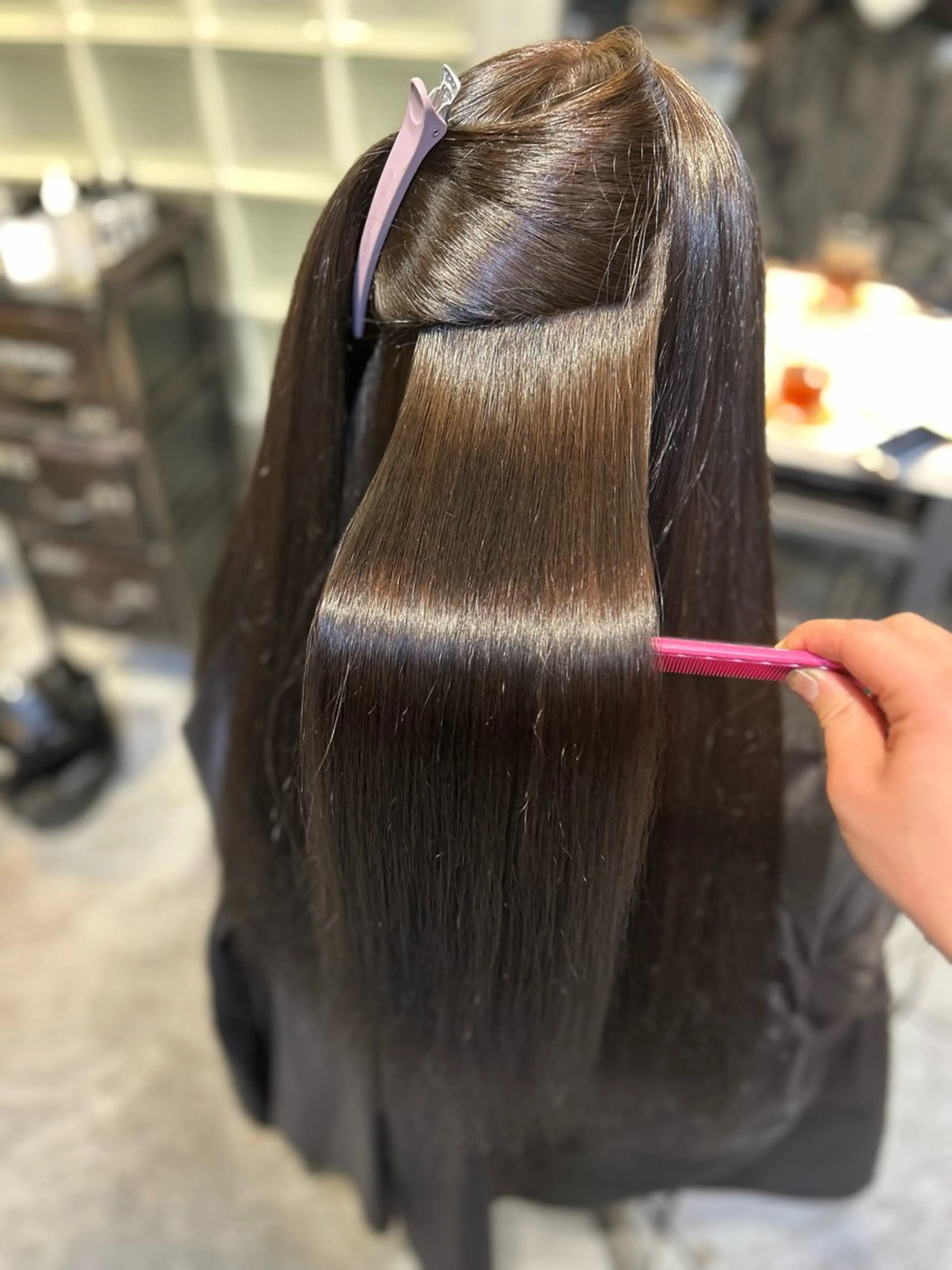 ロング 🌷ブリーチ縮毛矯正 /mina🌷のヘアスタイル