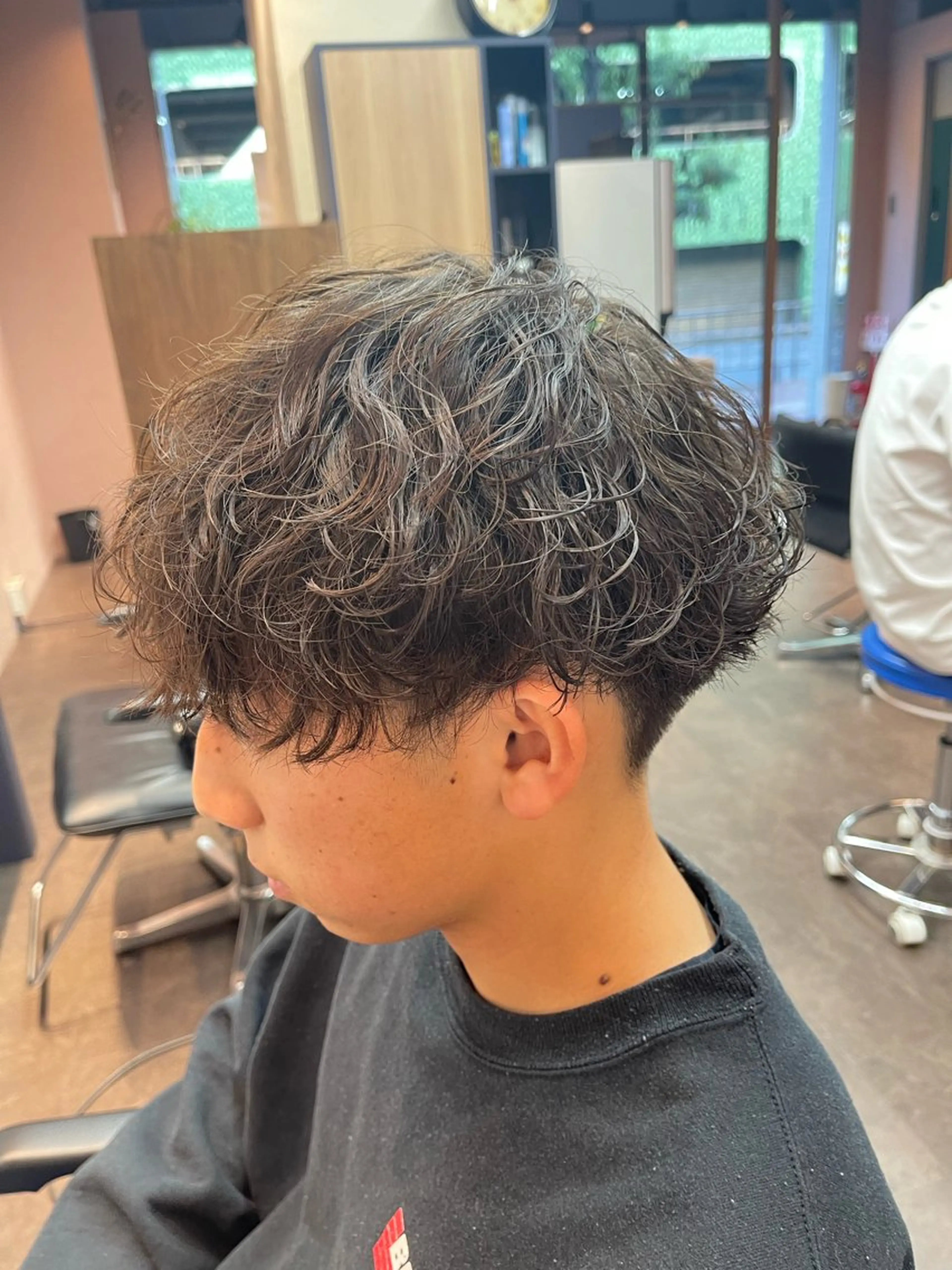 パーマ メンズ 吉田 剛のヘアスタイル