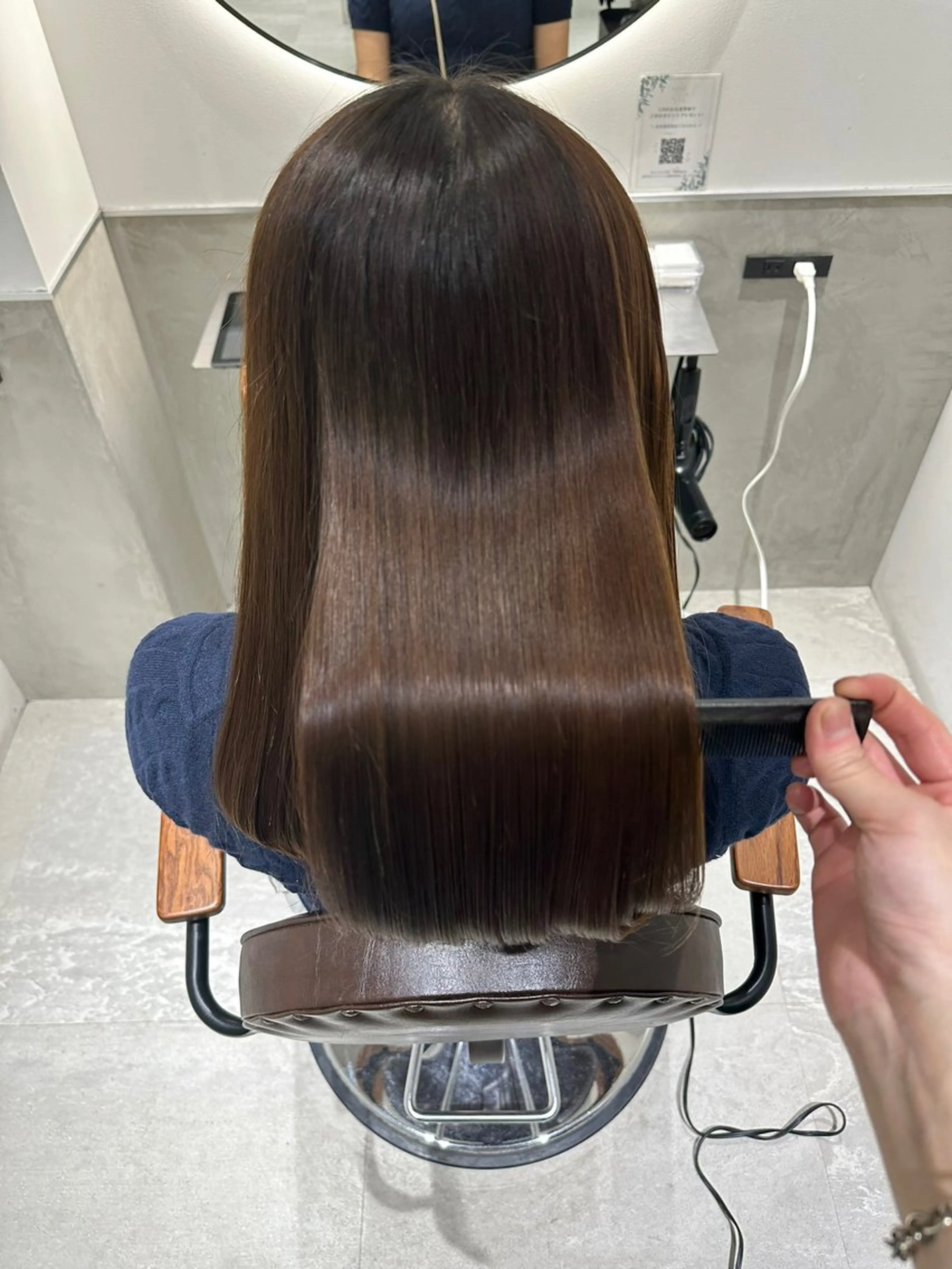 ミディアム カラー 透明感カラー 髪質改善 トリートメント ヘアカラー トリートメント 銀座No.1髪質改善 縮毛矯正/本木のヘアスタイル