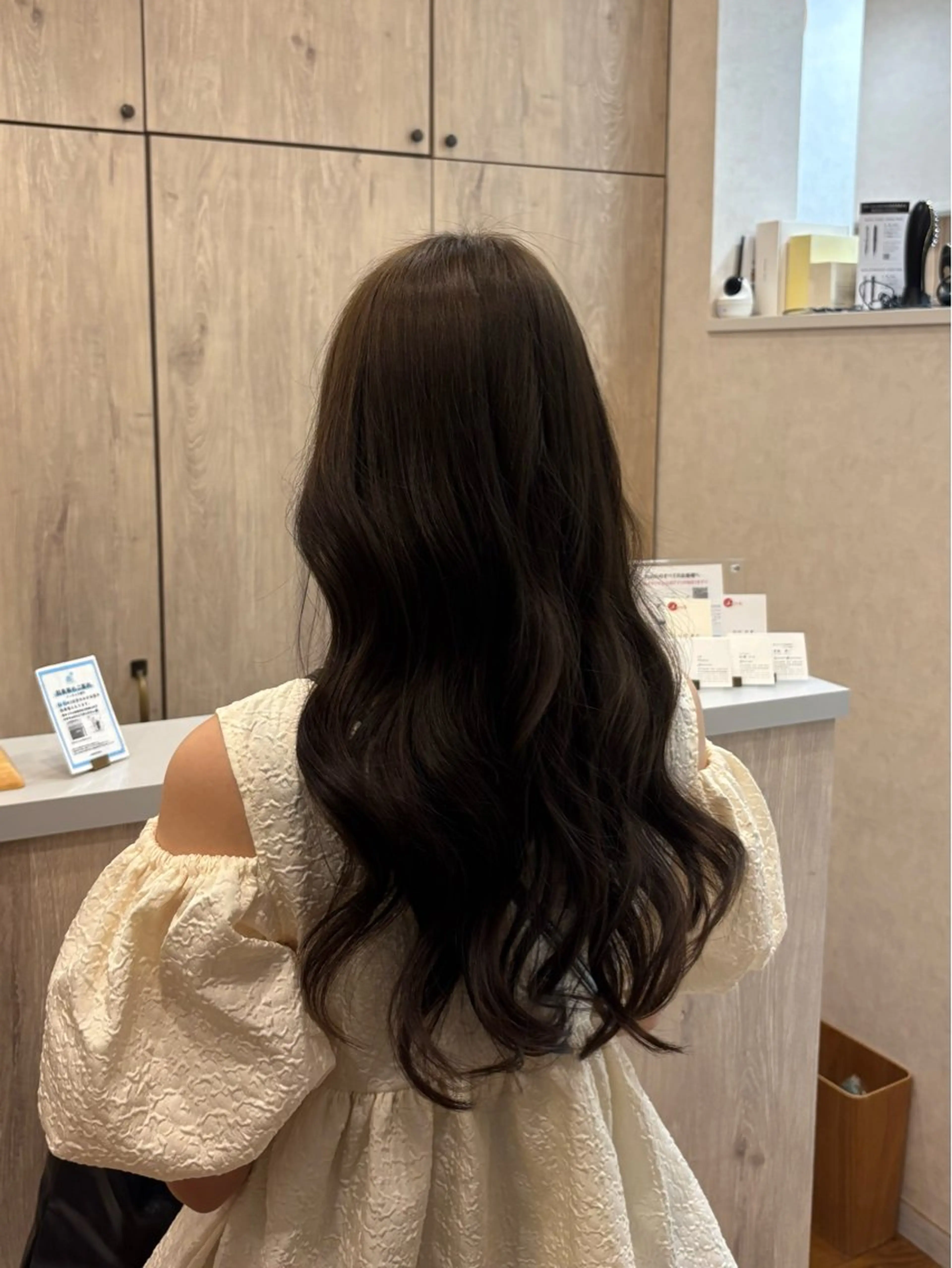 ロング カラー カット ヘアカラー 透明感カラー🌿 moeのヘアスタイル