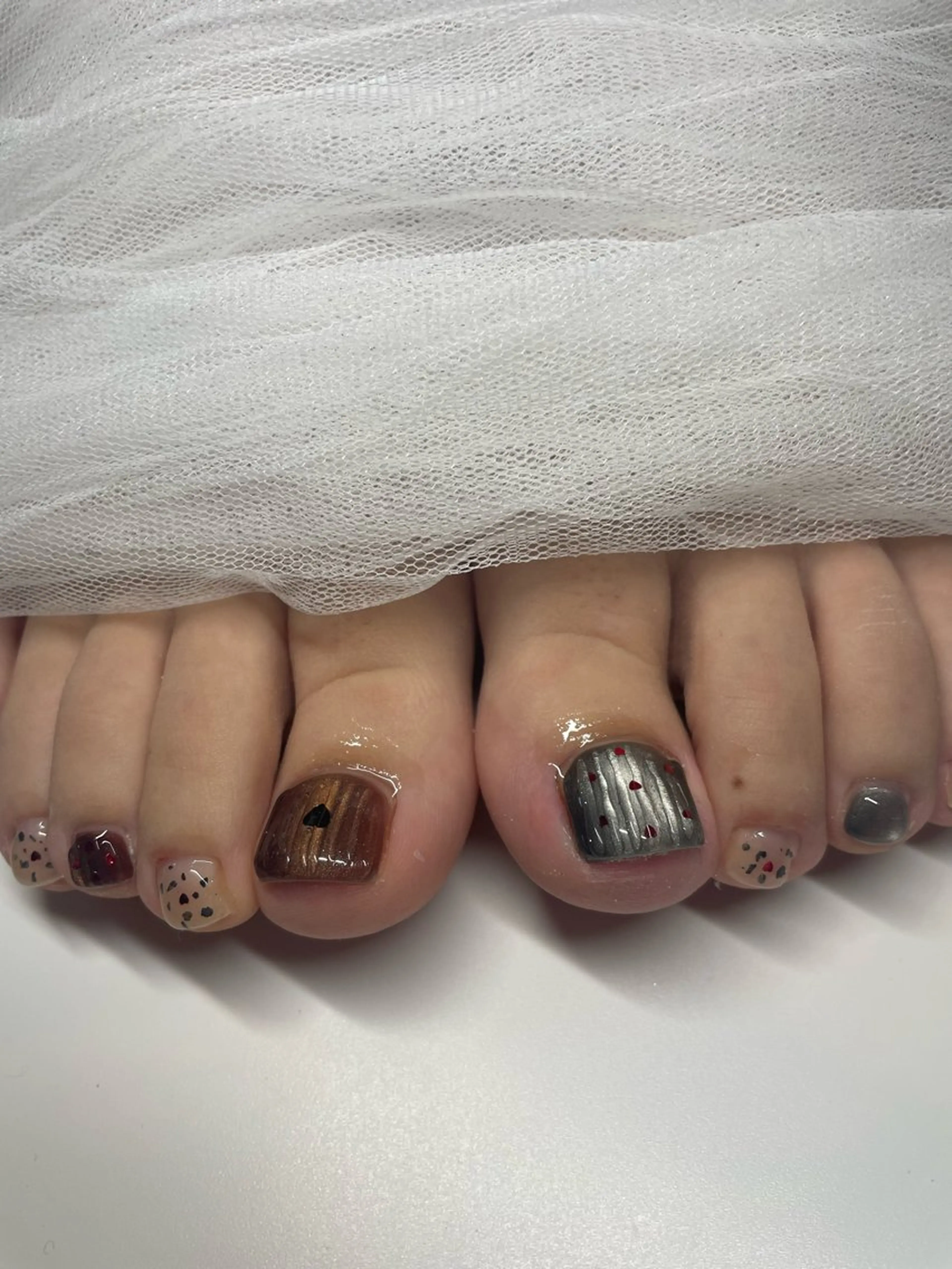 【角質ケア＋フルアート10本】新規価格¥5500通常価格¥8500 （フィルイン）※他店オフ代無料の写真