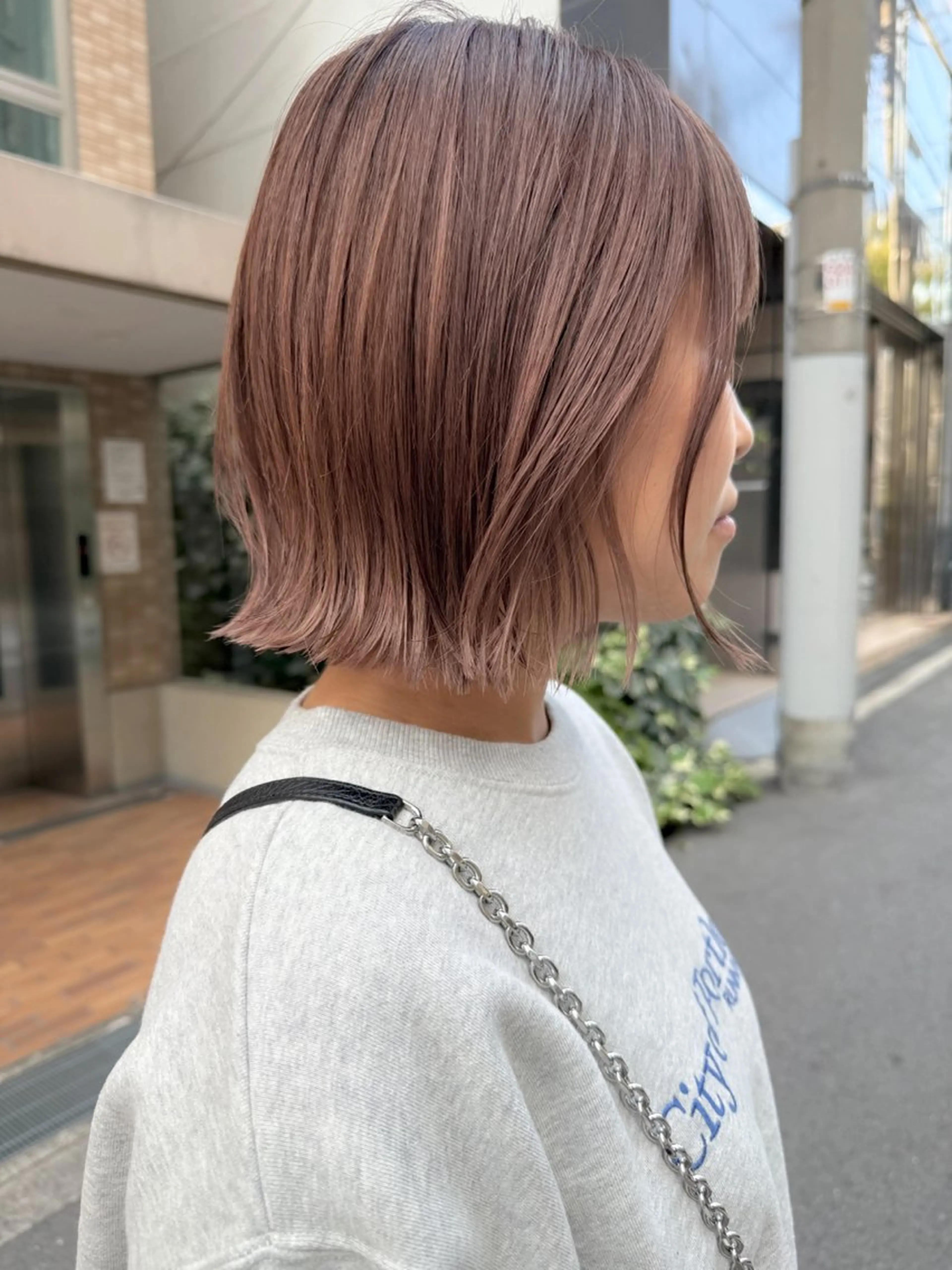 ショート カラー 谷町/Le'a /竹原しおなのヘアスタイル