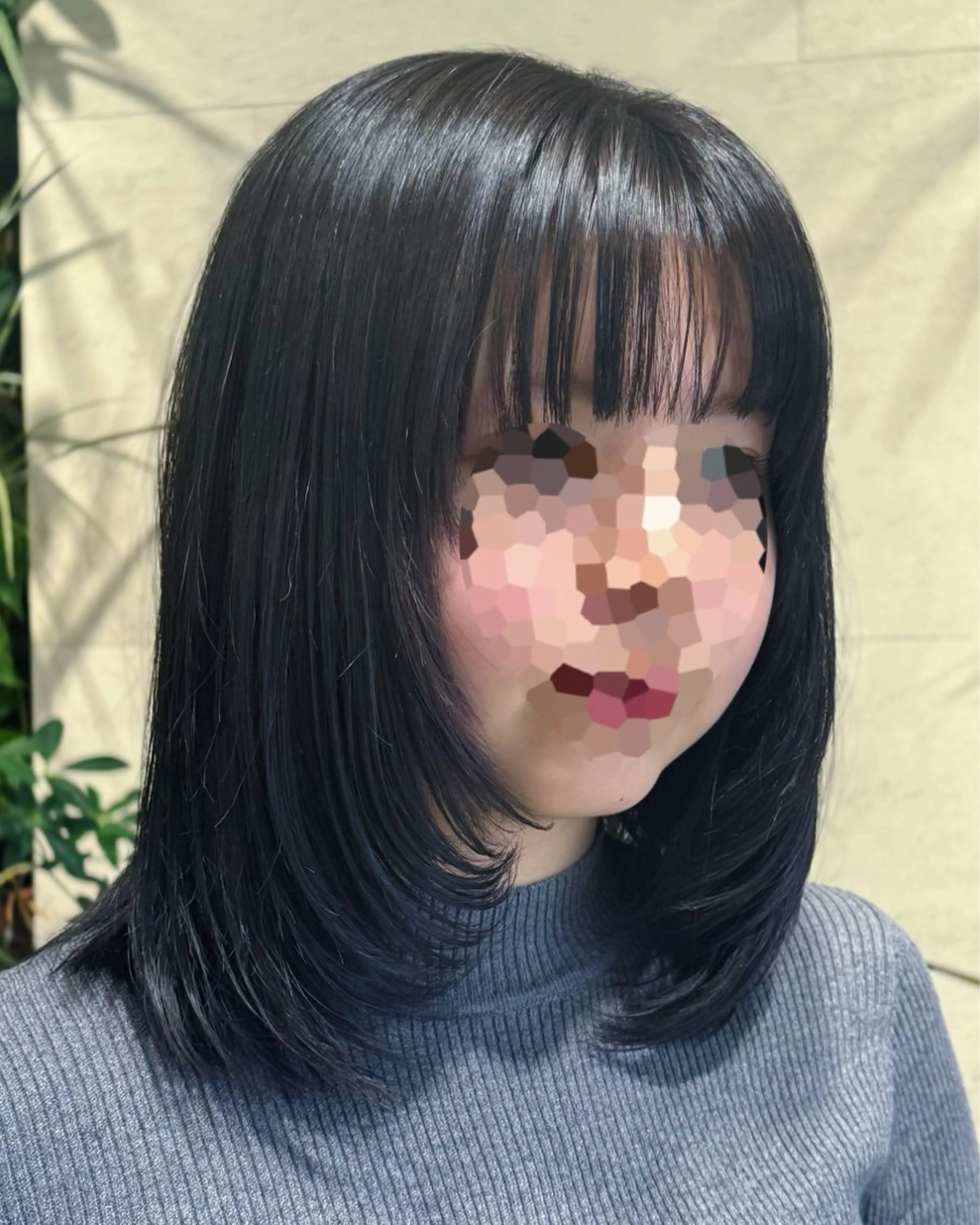 ミディアム 顔まわりレイヤー レイヤーカット 暖色/レイヤーカット /艶髪/髪質改善/のマツエク・マツパデザイン