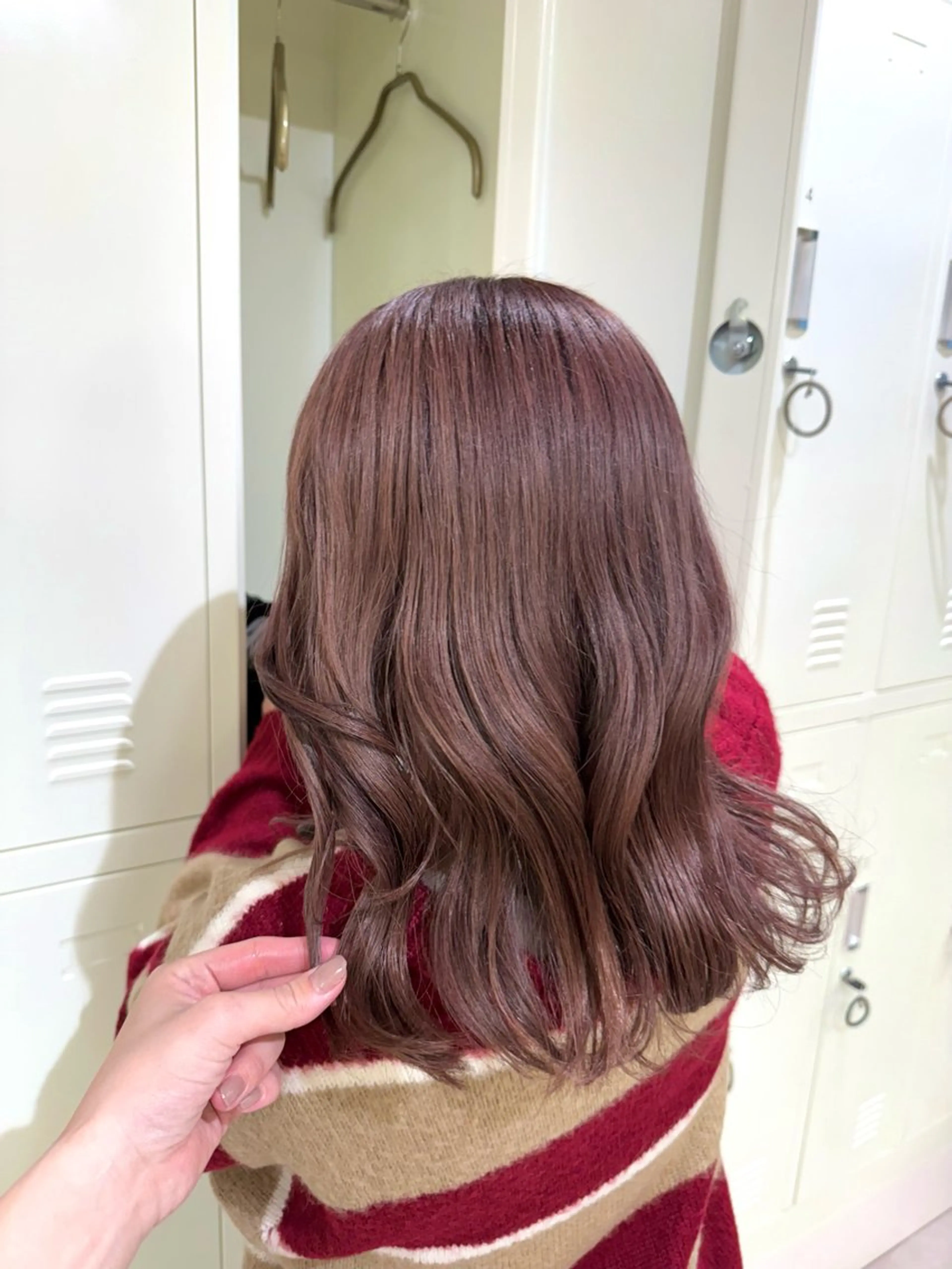 ロング ハッシュカット🎀 レイヤーダブルカラーのヘアスタイル