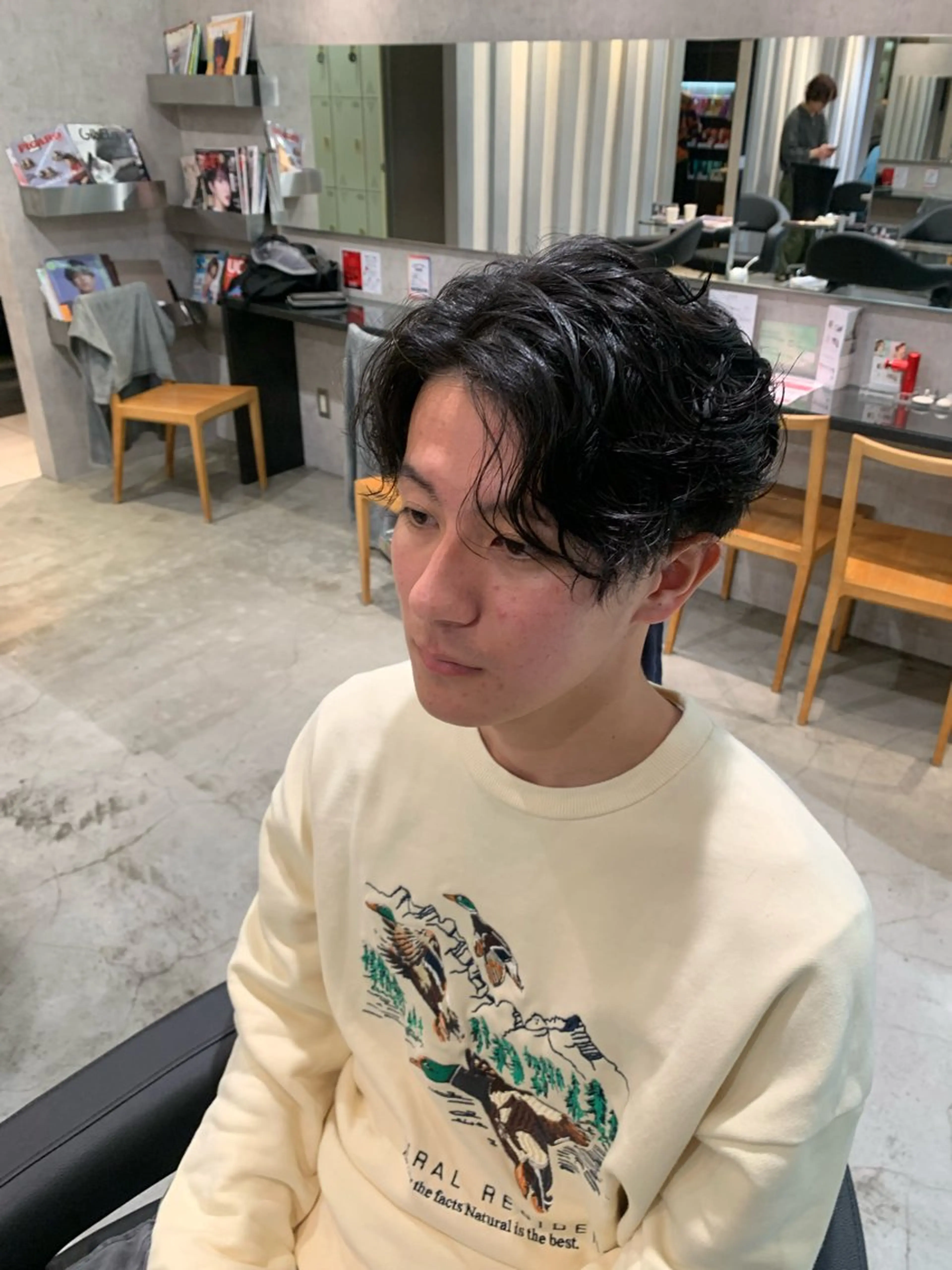 ショート パーマ 村島 治樹のヘアスタイル