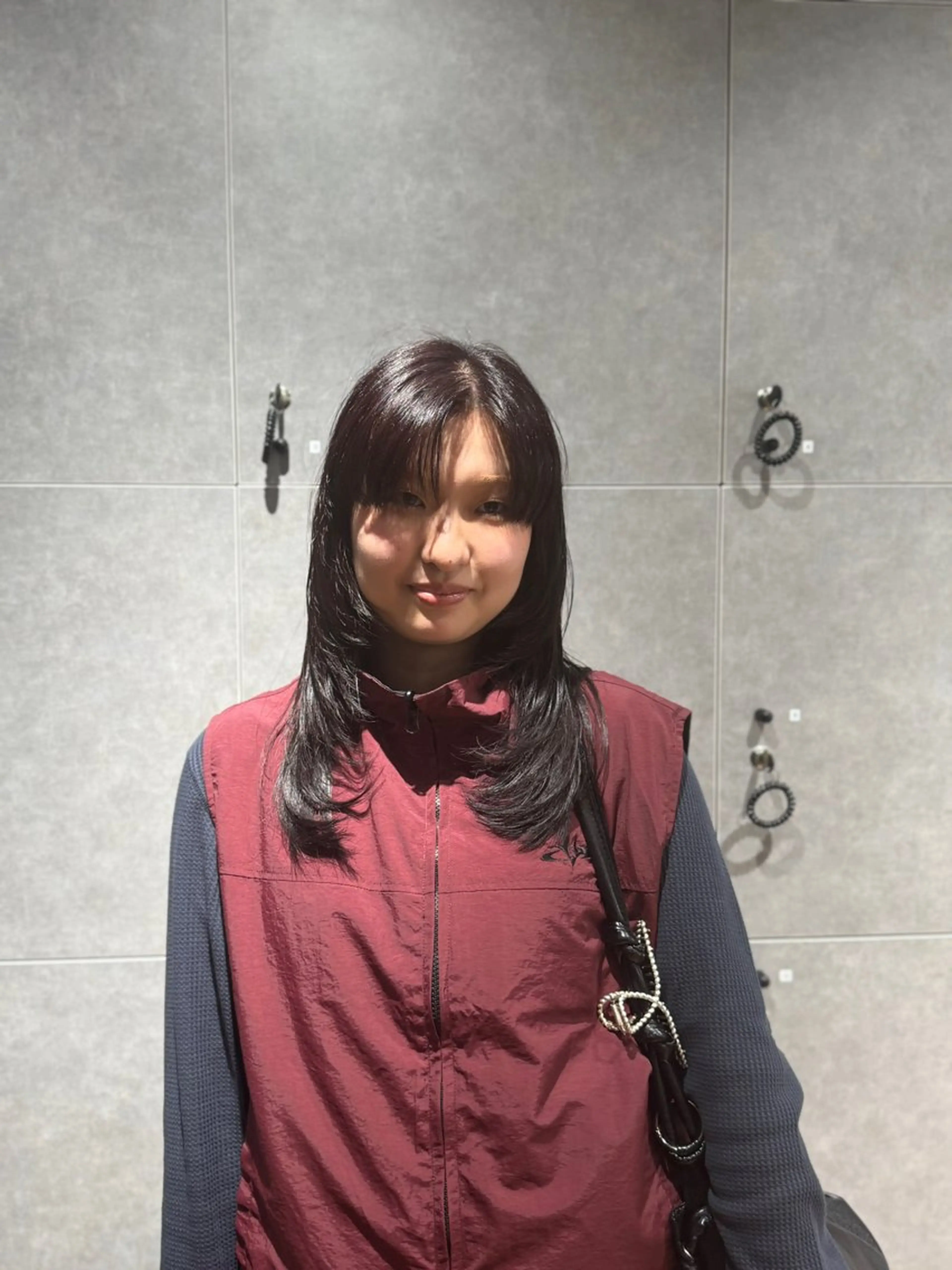 ロング レイヤーカット カット ヘアカラー HANA ☺︎のヘアスタイル