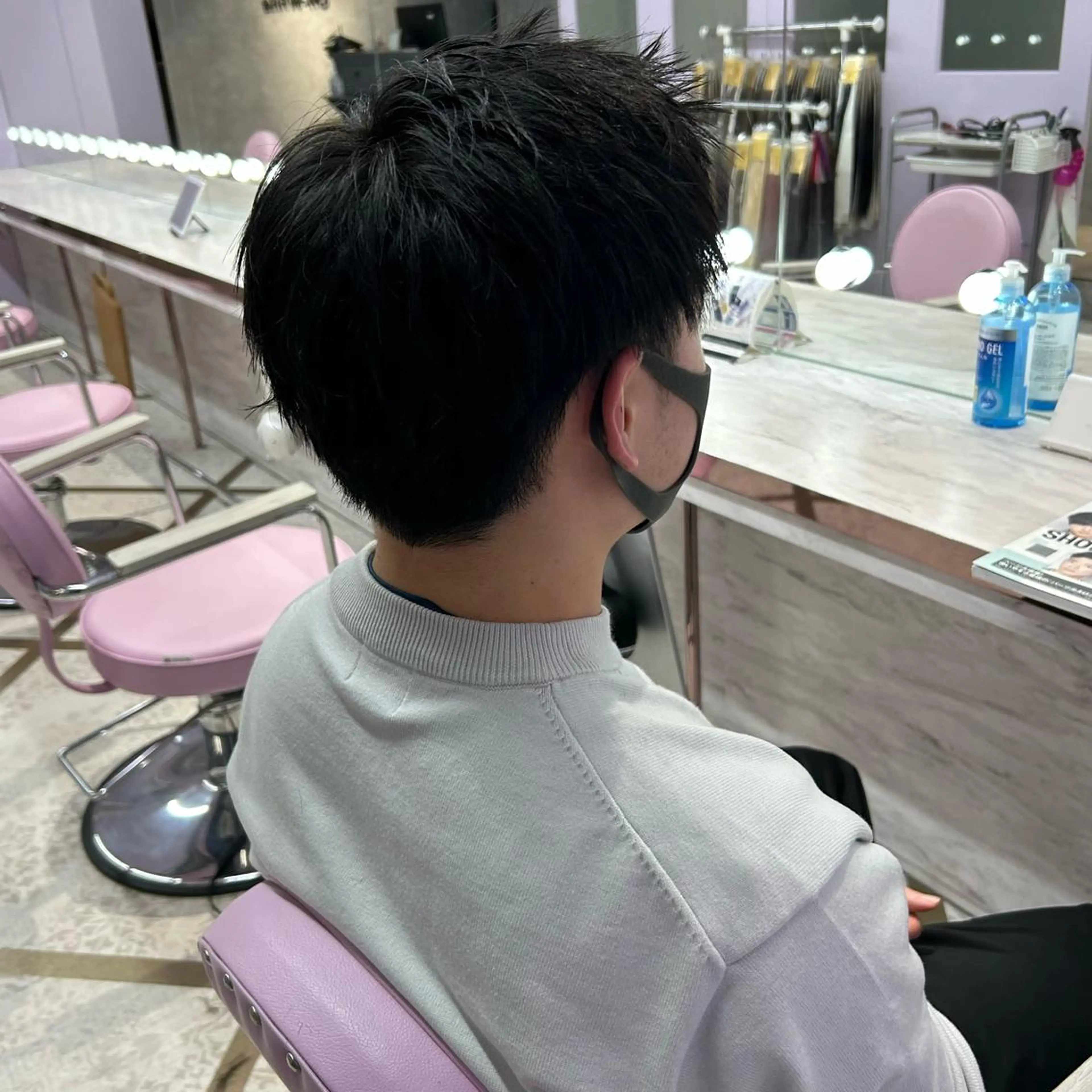 メンズ 縮毛矯正・髪質改善 特化 出納 直起のヘアスタイル